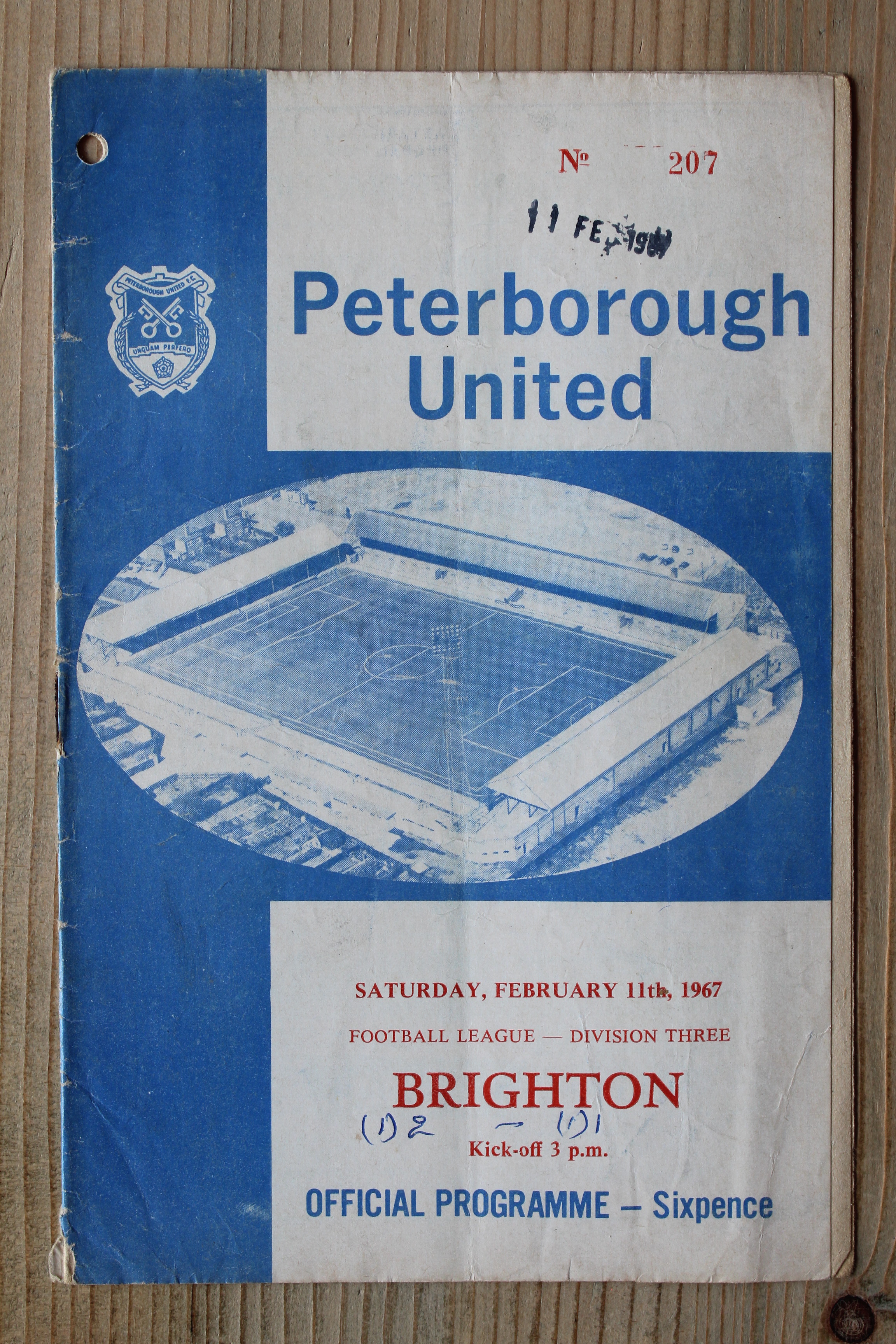 Peterborough United FC v Brighton & Hove Albion FC