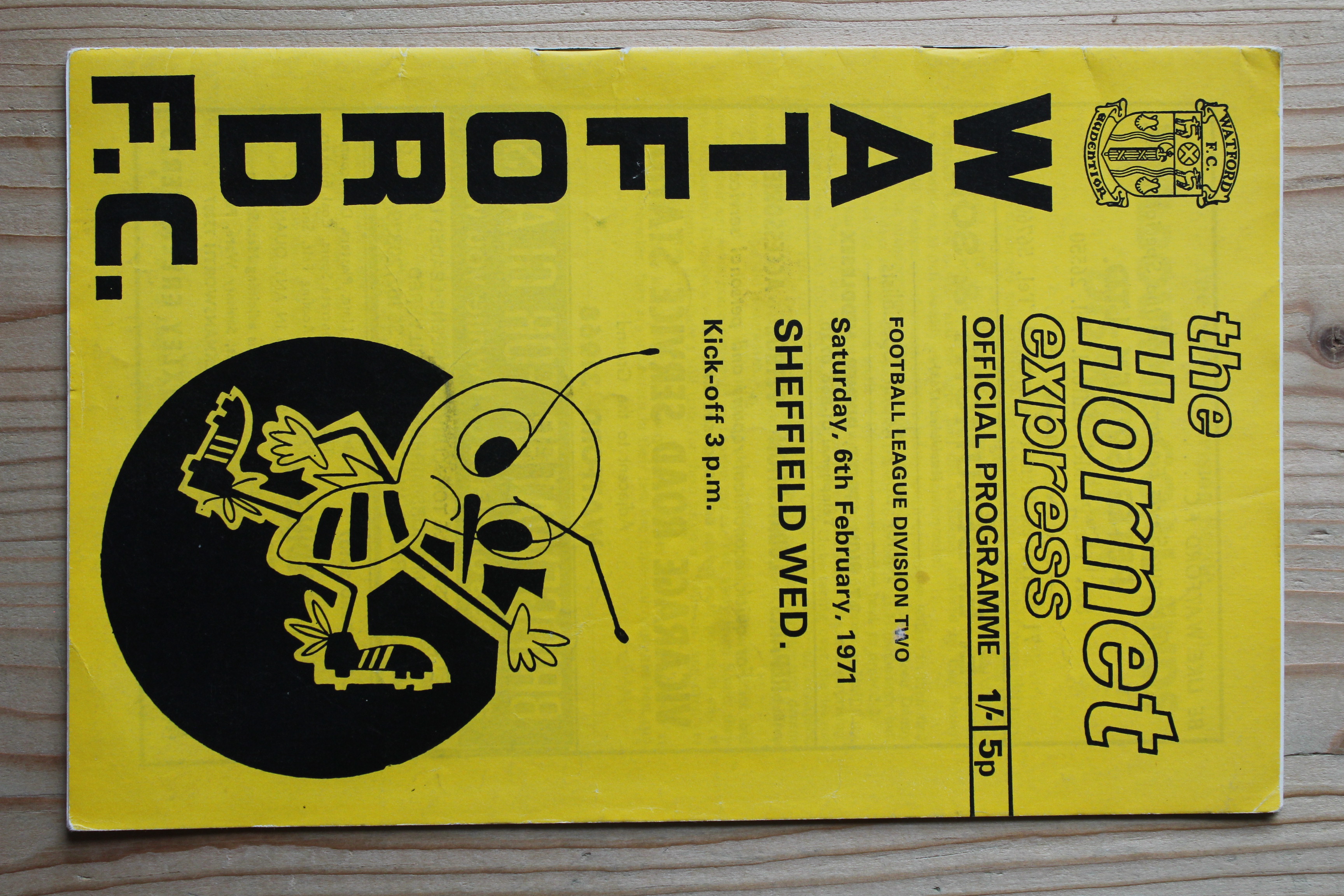 Watford FC v Sheffield Wednesday FC 