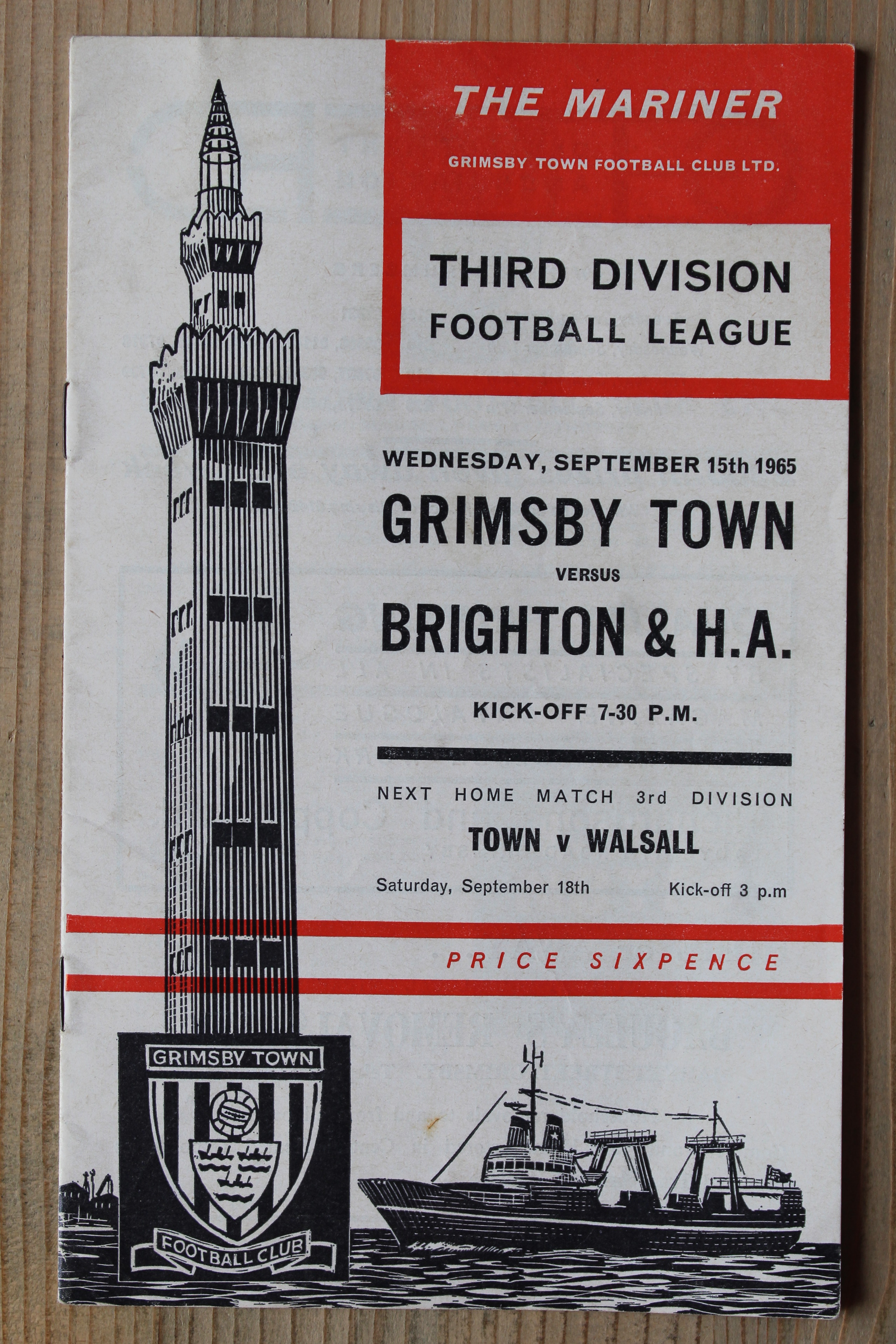 Grimsby Town FC v Brighton & Hove Albion FC