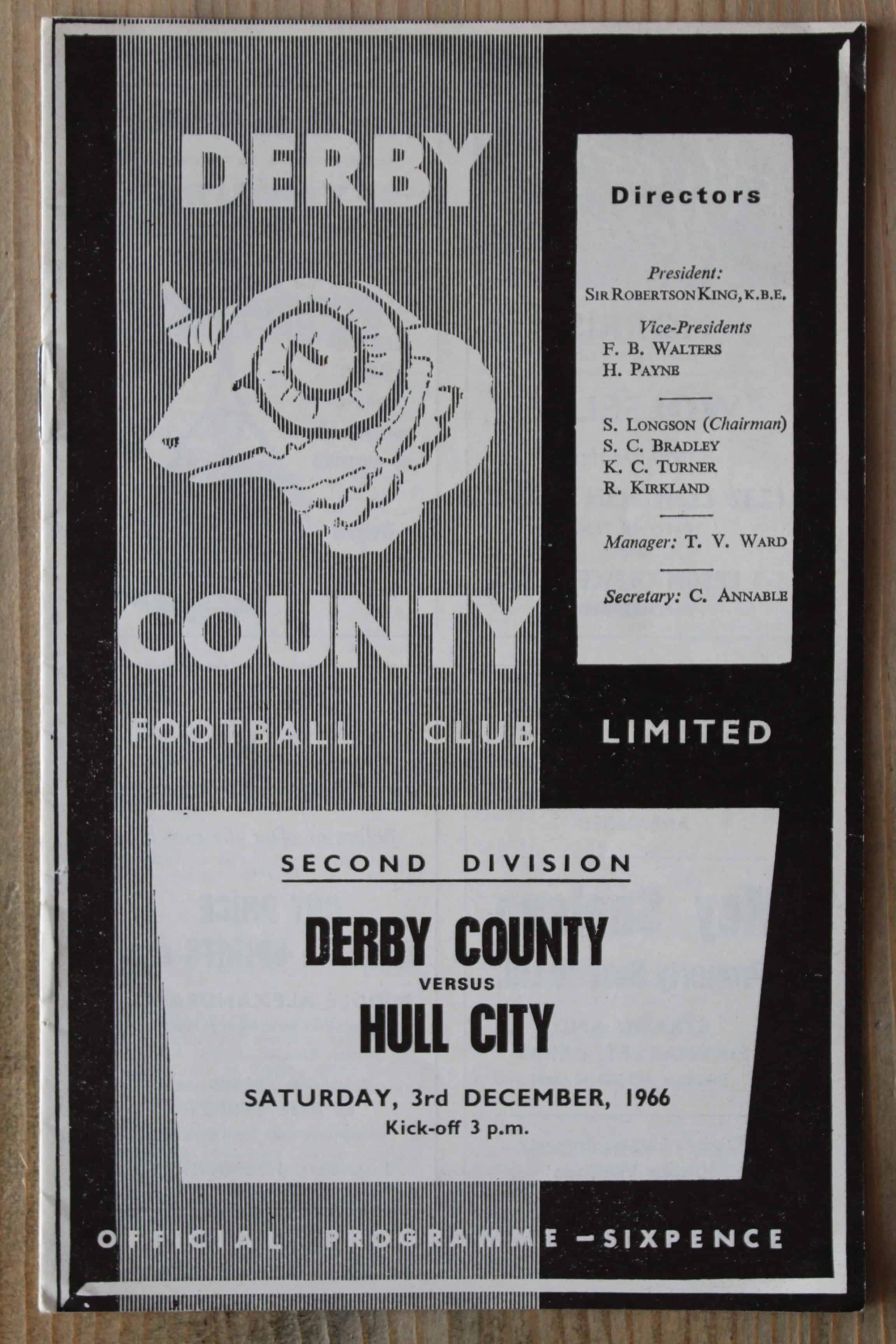 Derby County FC v Hull City FC