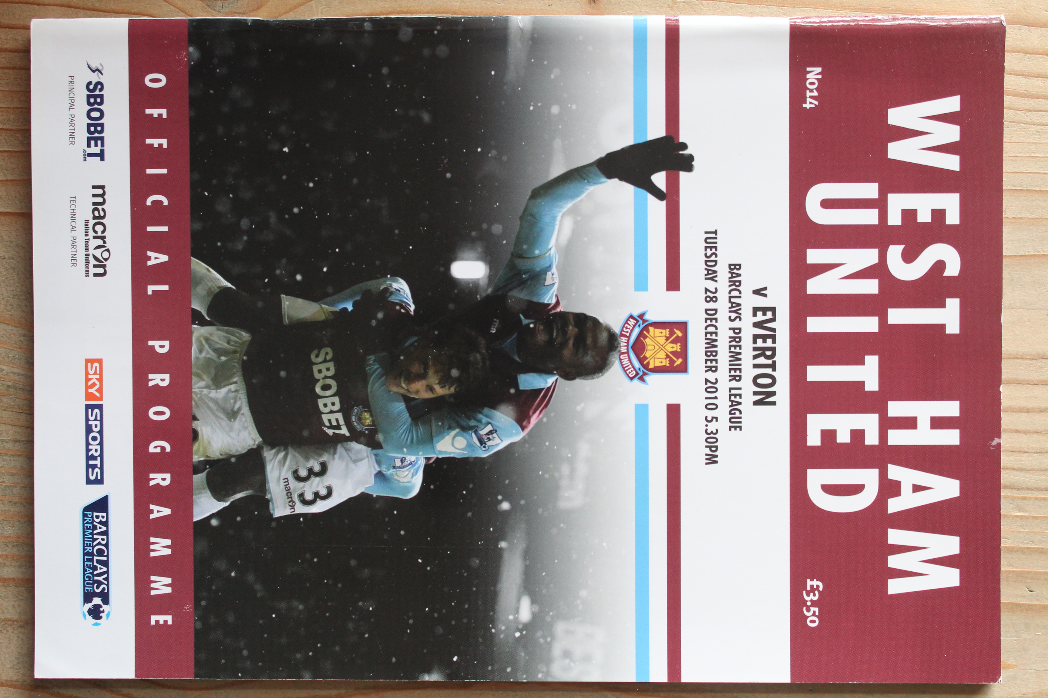 West Ham United FC v Everton FC