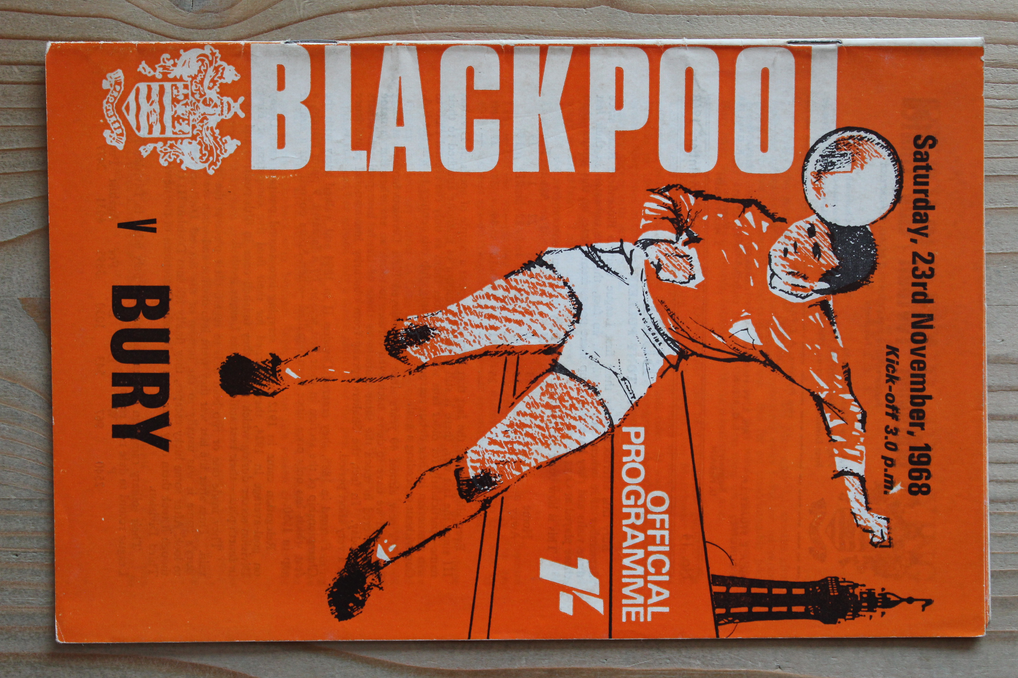 Blackpool FC v Bury FC