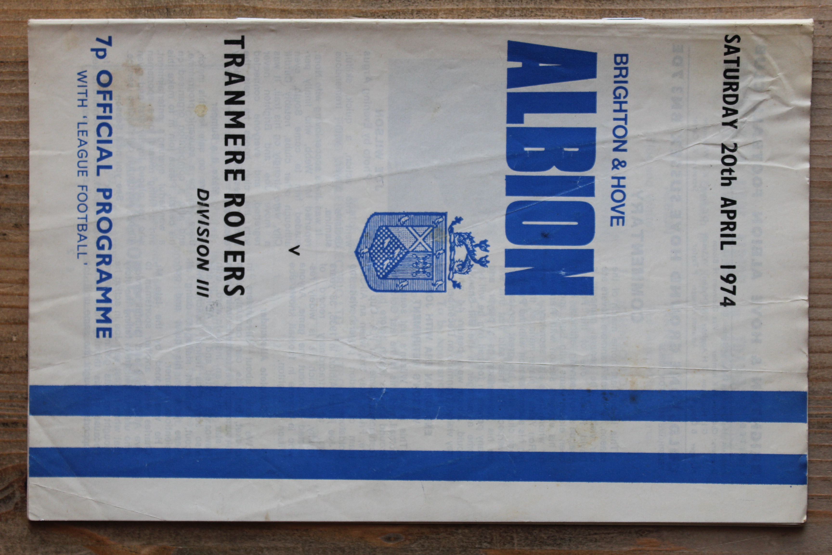 Brighton & Hove Albion FC v Tranmere Rovers FC