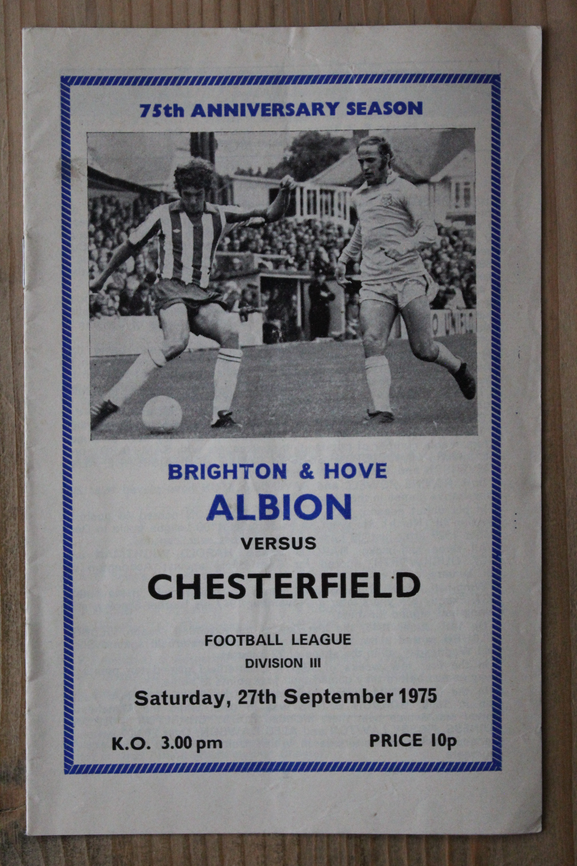 Brighton & Hove Albion FC v Chesterfield FC