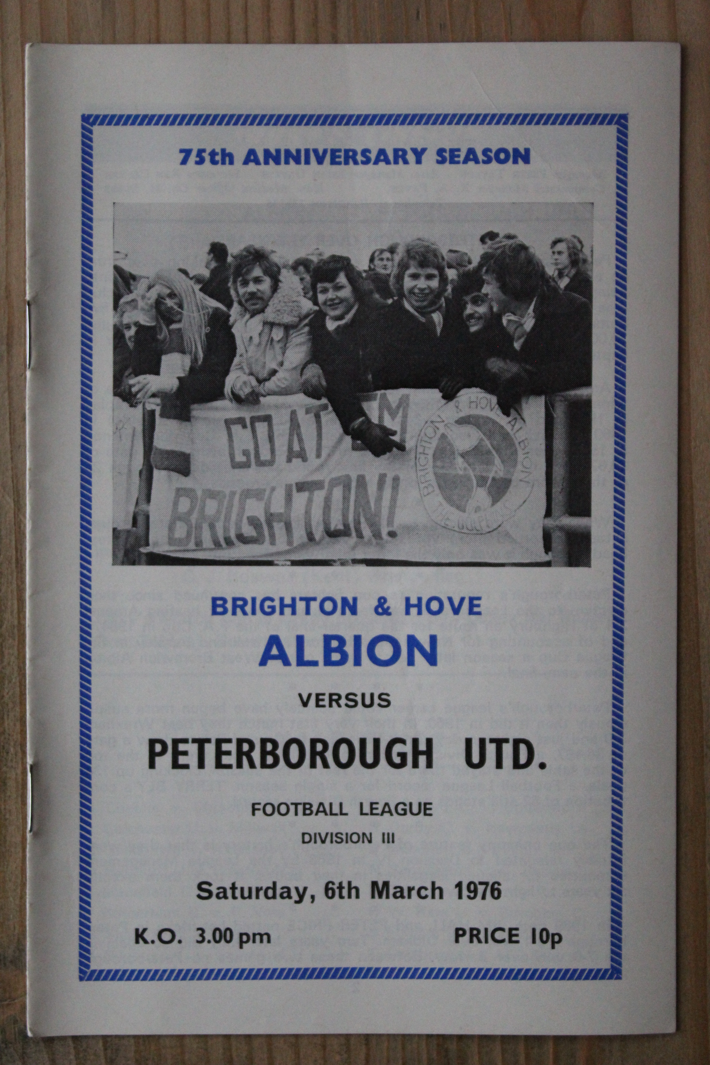 Brighton & Hove Albion FC v Peterborough United FC