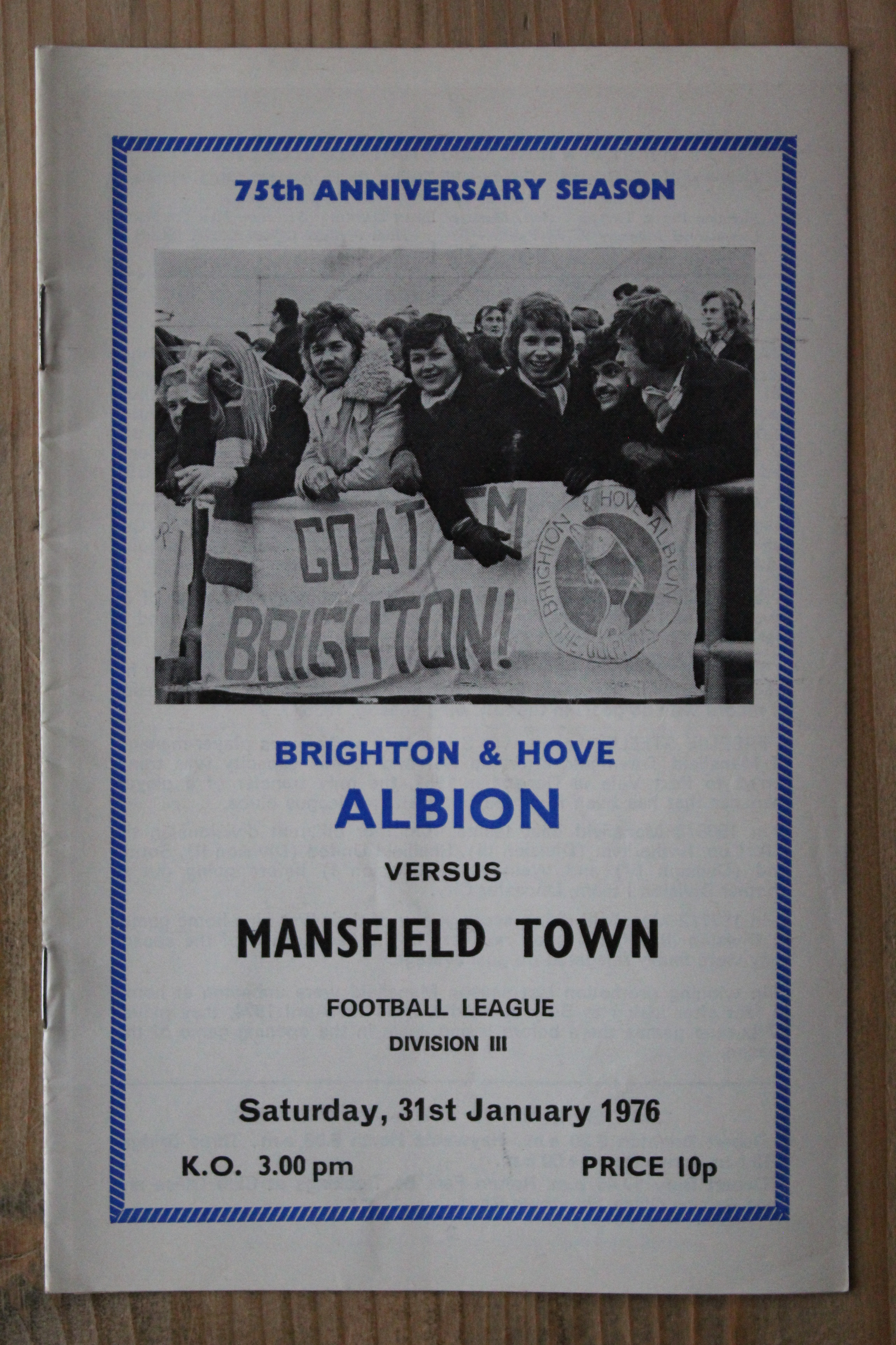 Brighton & Hove Albion FC v Mansfield Town FC
