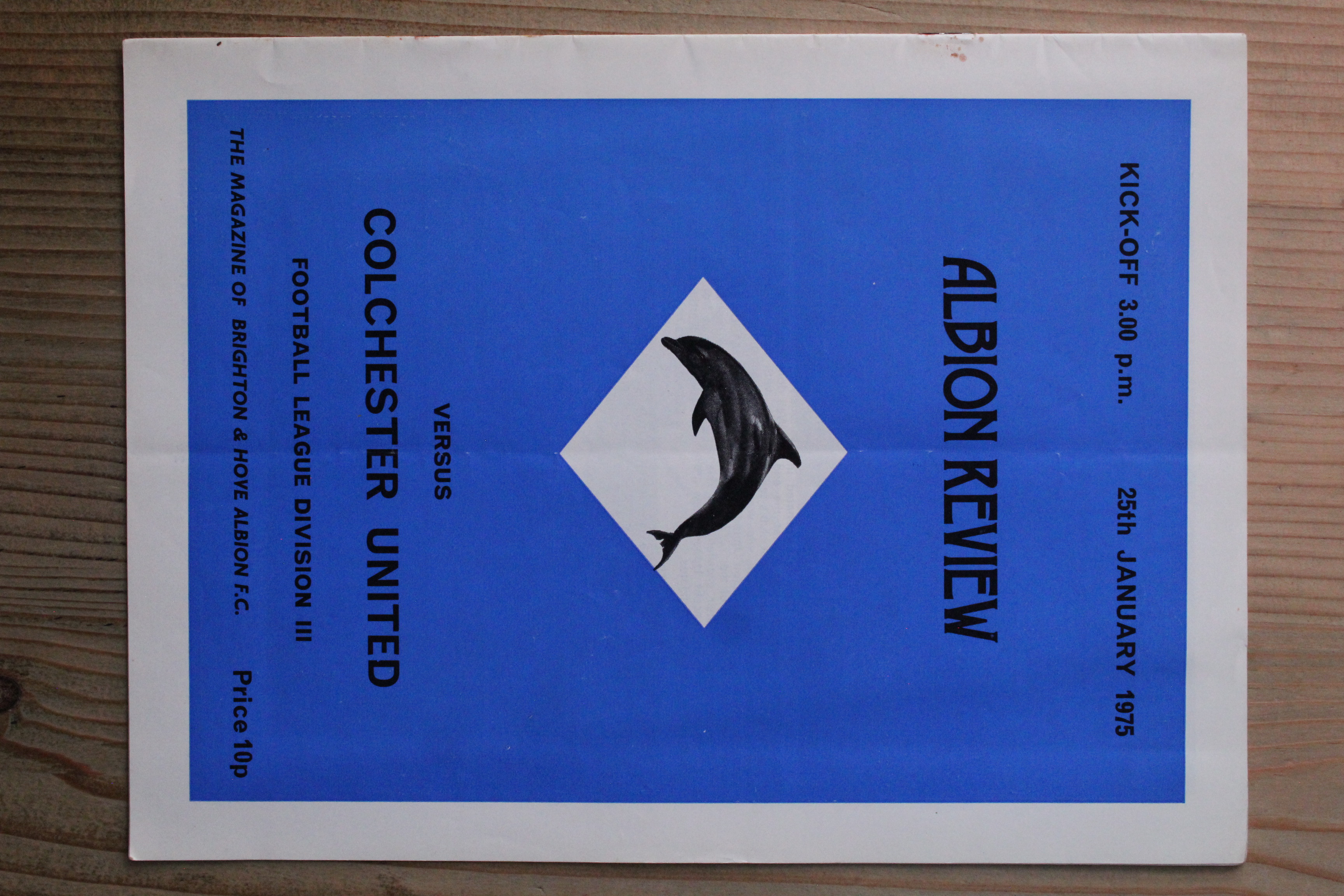 Brighton & Hove Albion FC v Colchester United FC