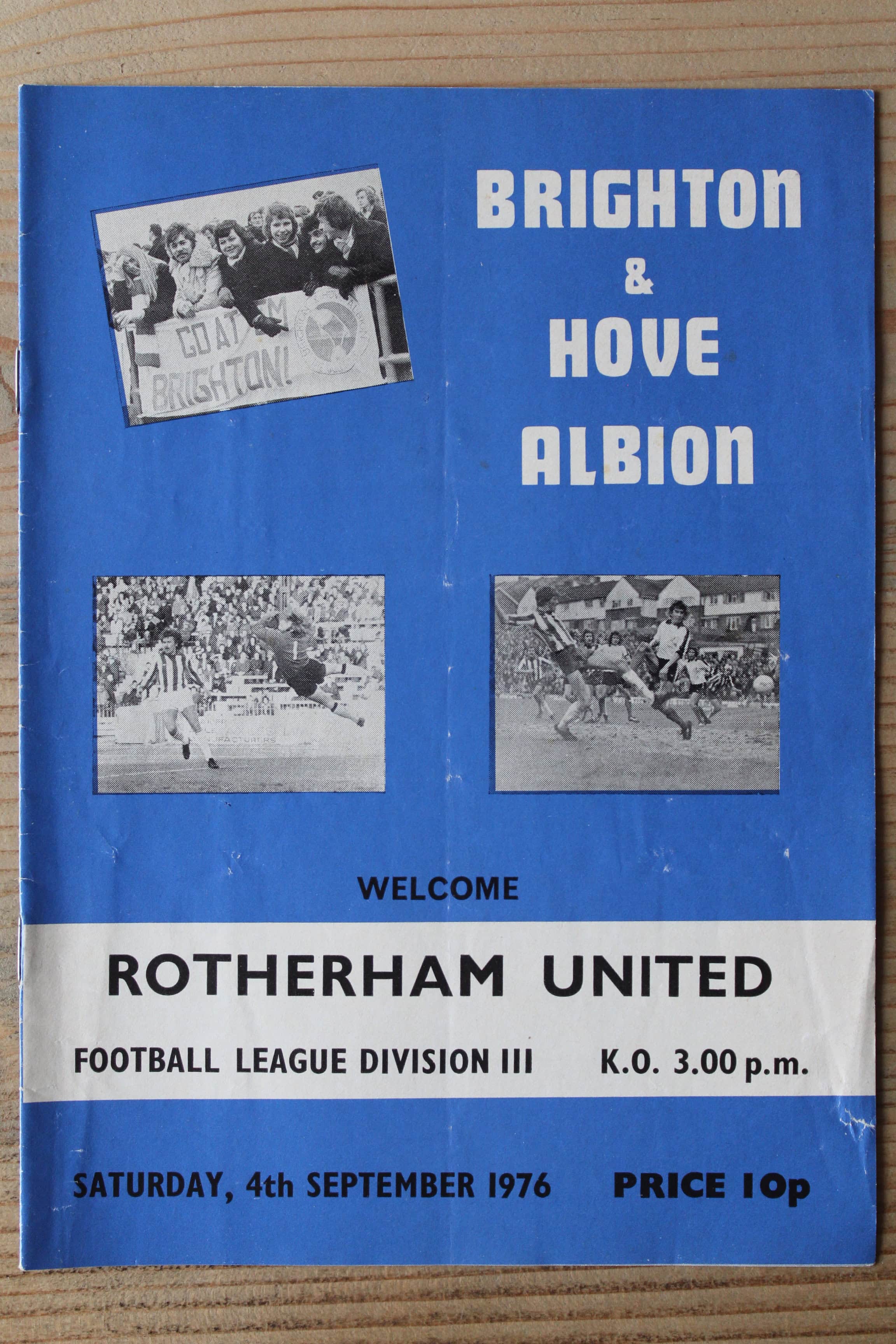 Brighton & Hove Albion FC v Rotherham United FC