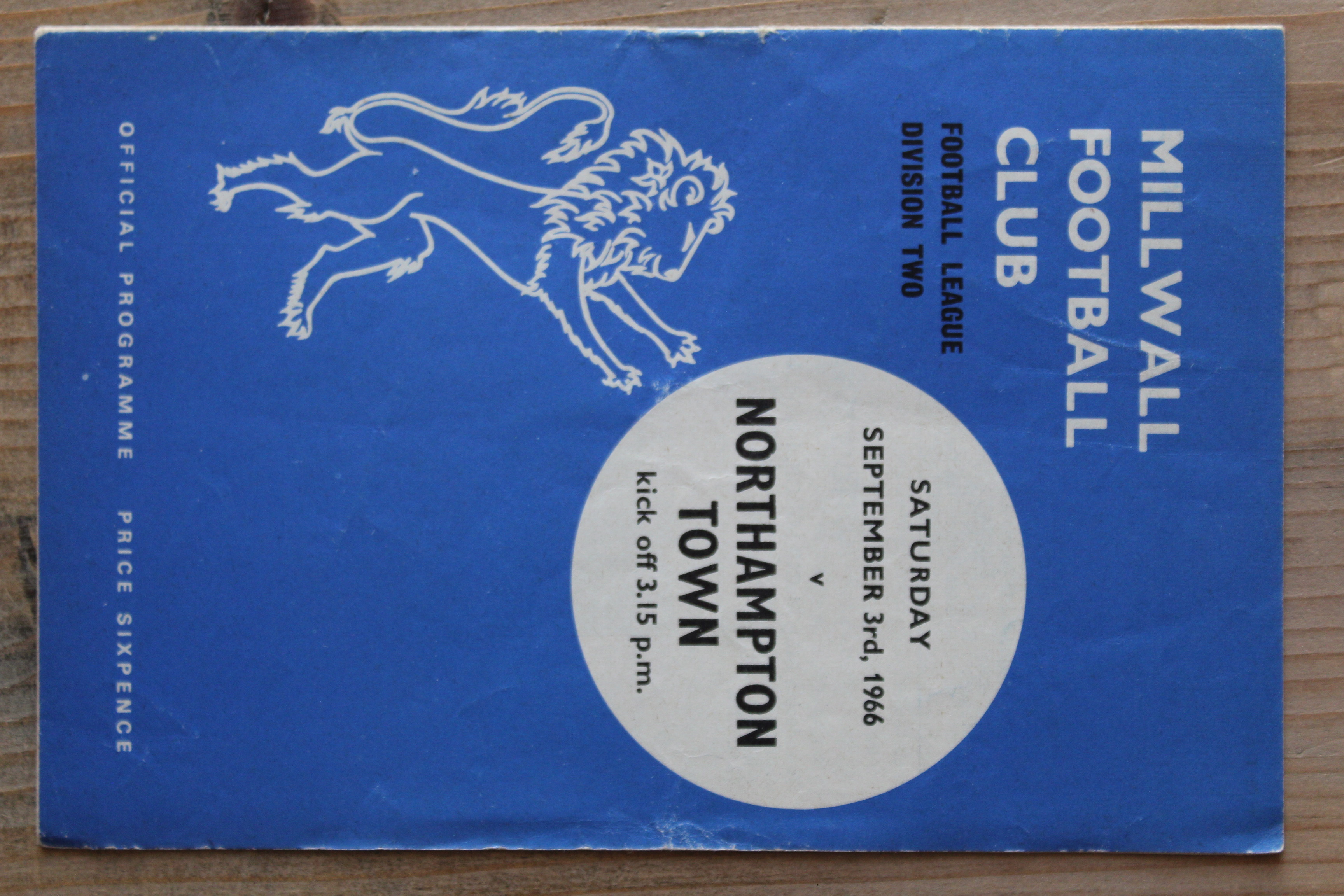 Millwall FC v Northampton Town FC