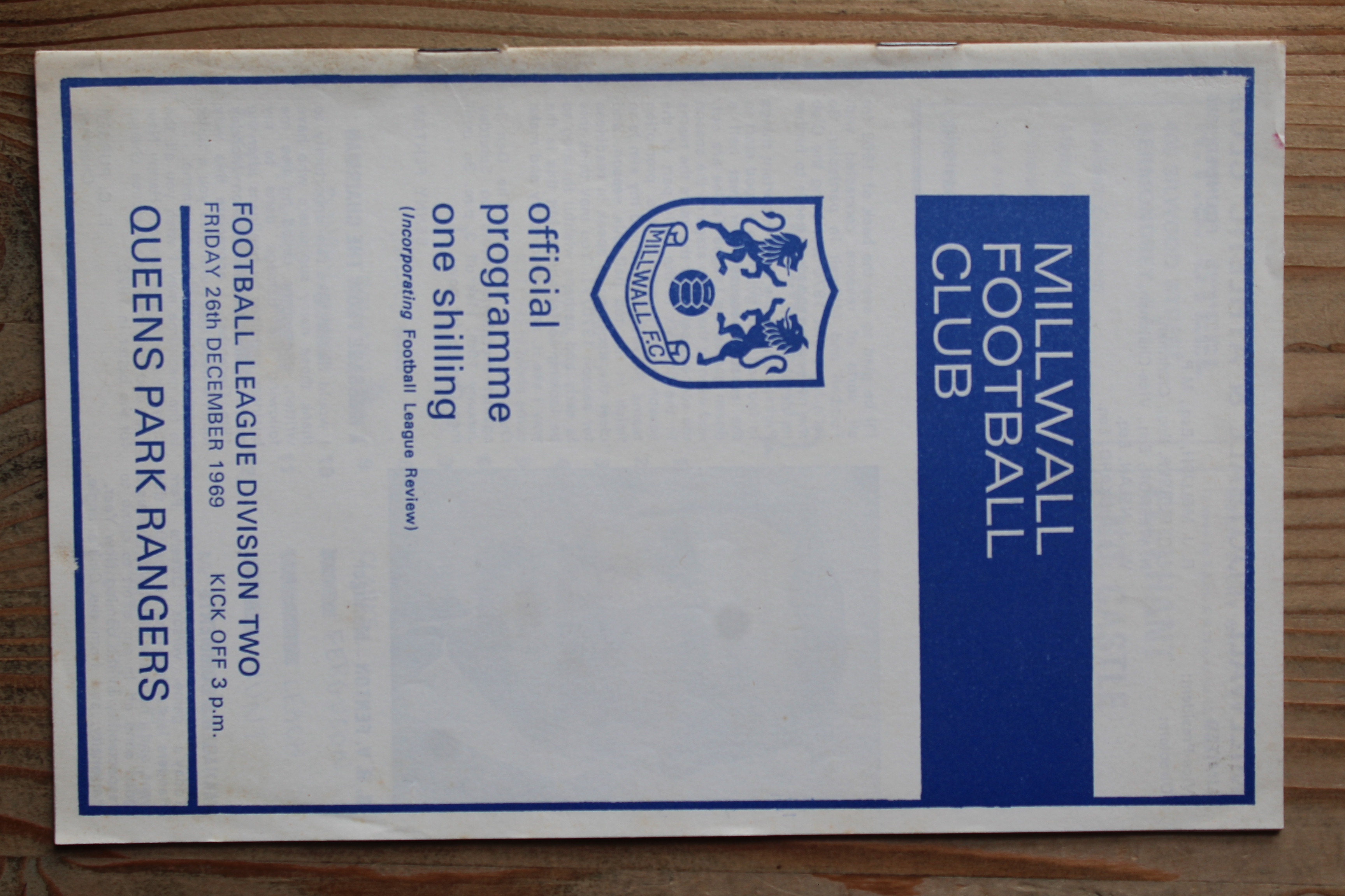 Millwall FC v Queens Park Rangers FC