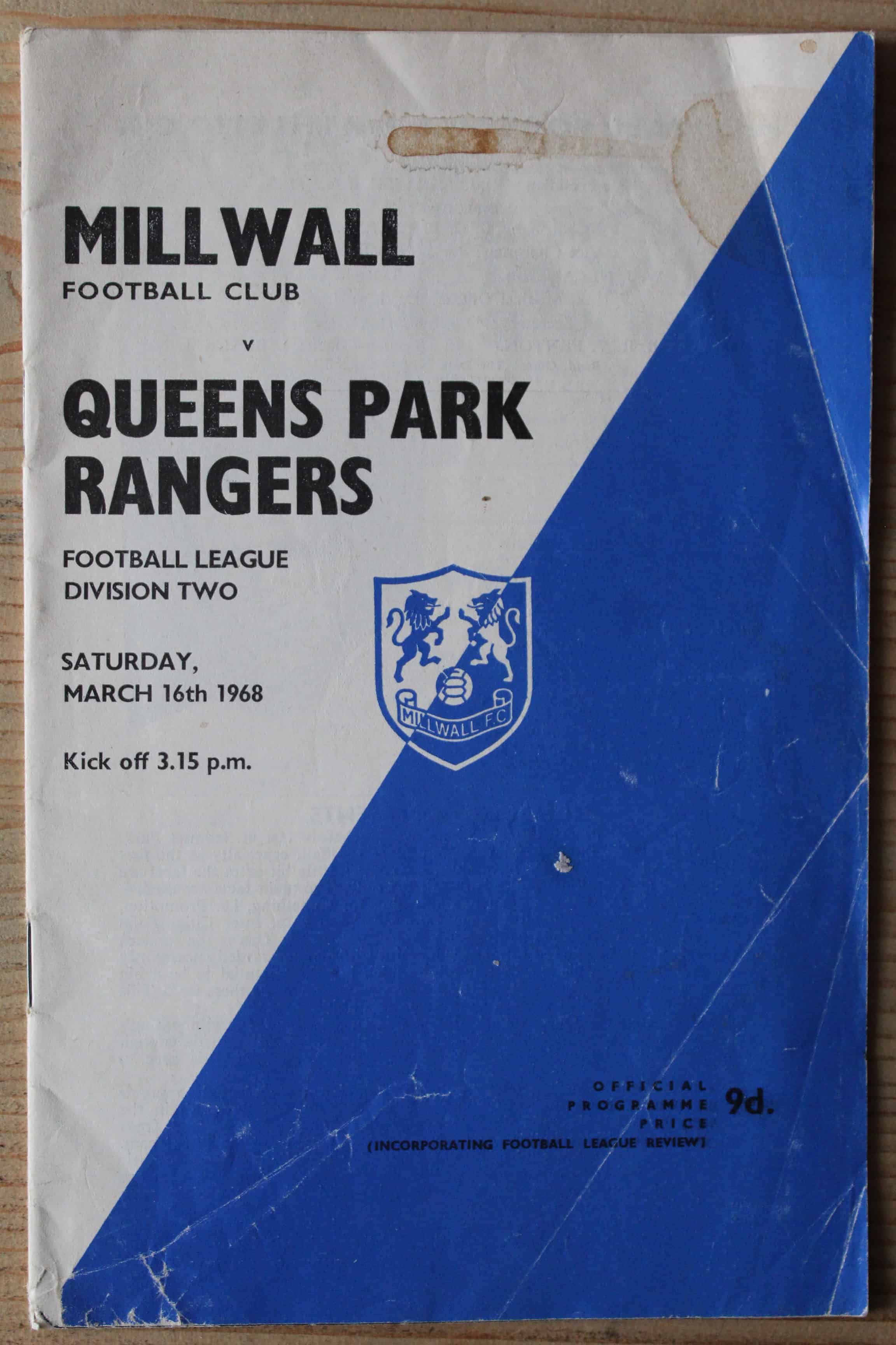 Millwall FC v Queens Park Rangers FC