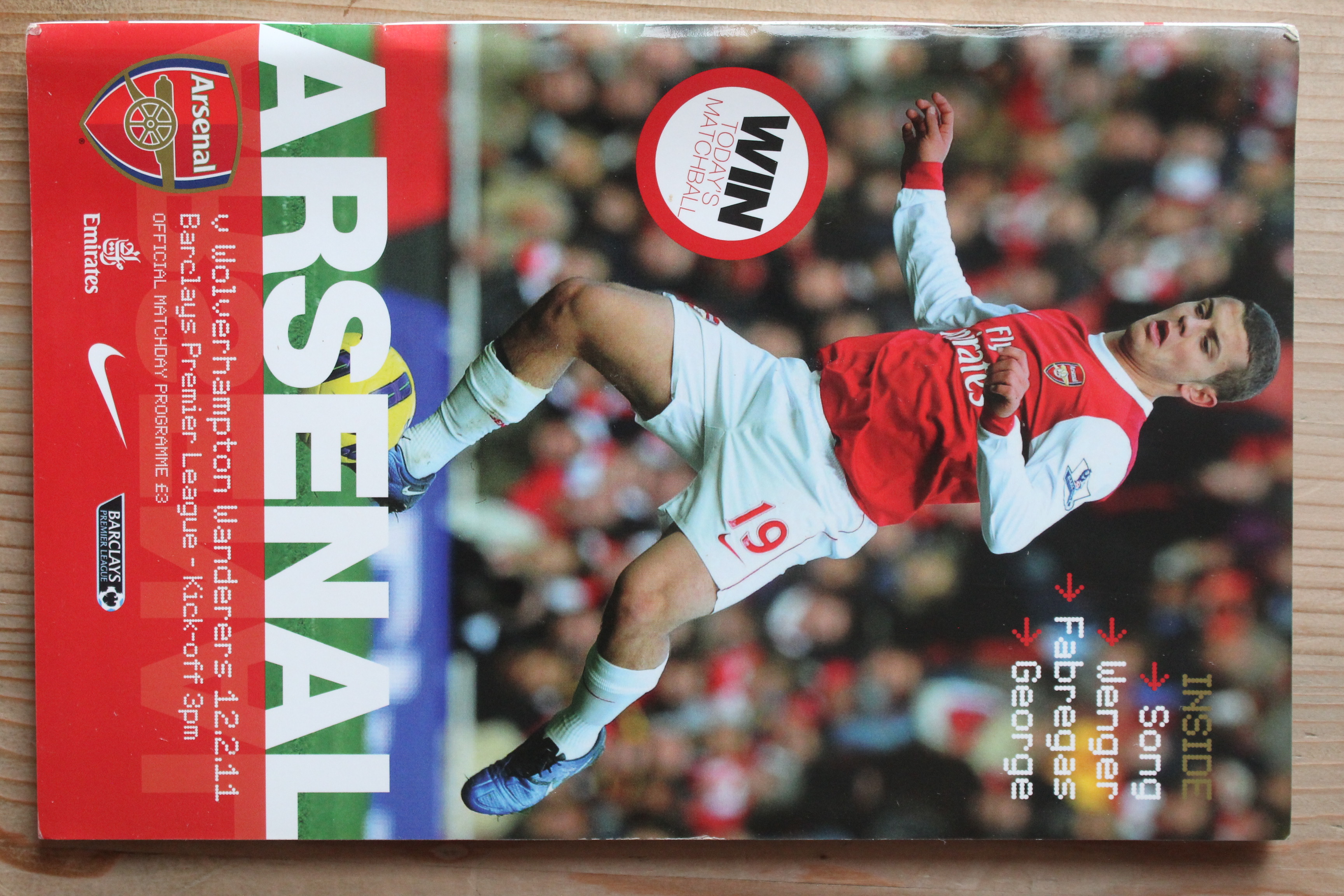Arsenal FC v Wolverhampton Wanderers FC