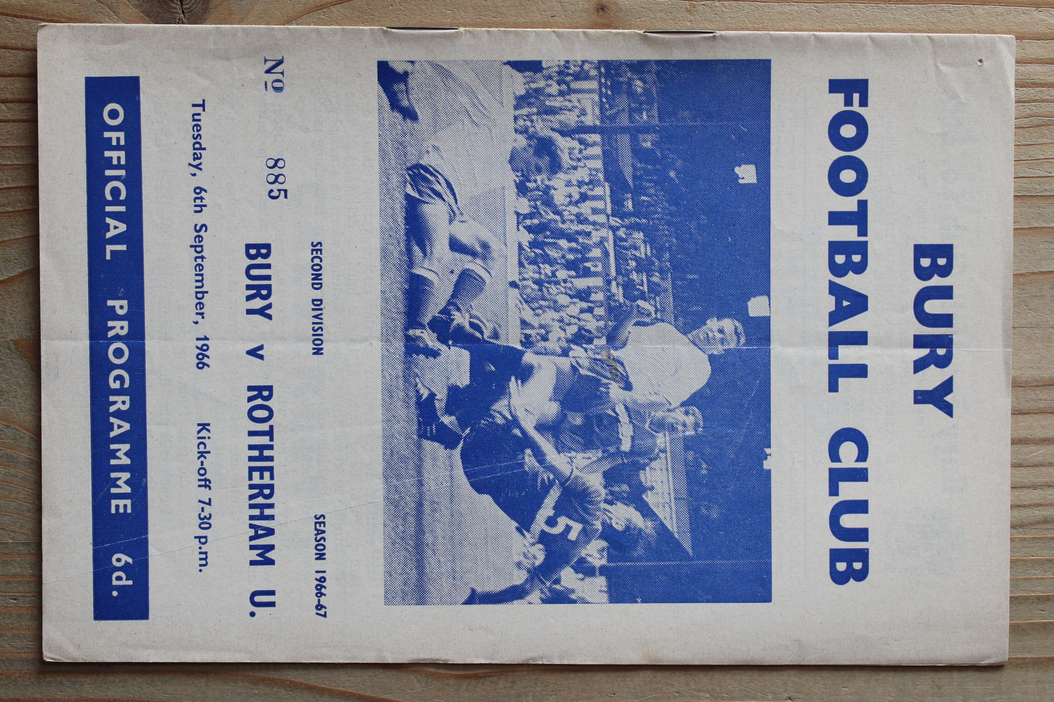 Bury FC v Rotherham United FC