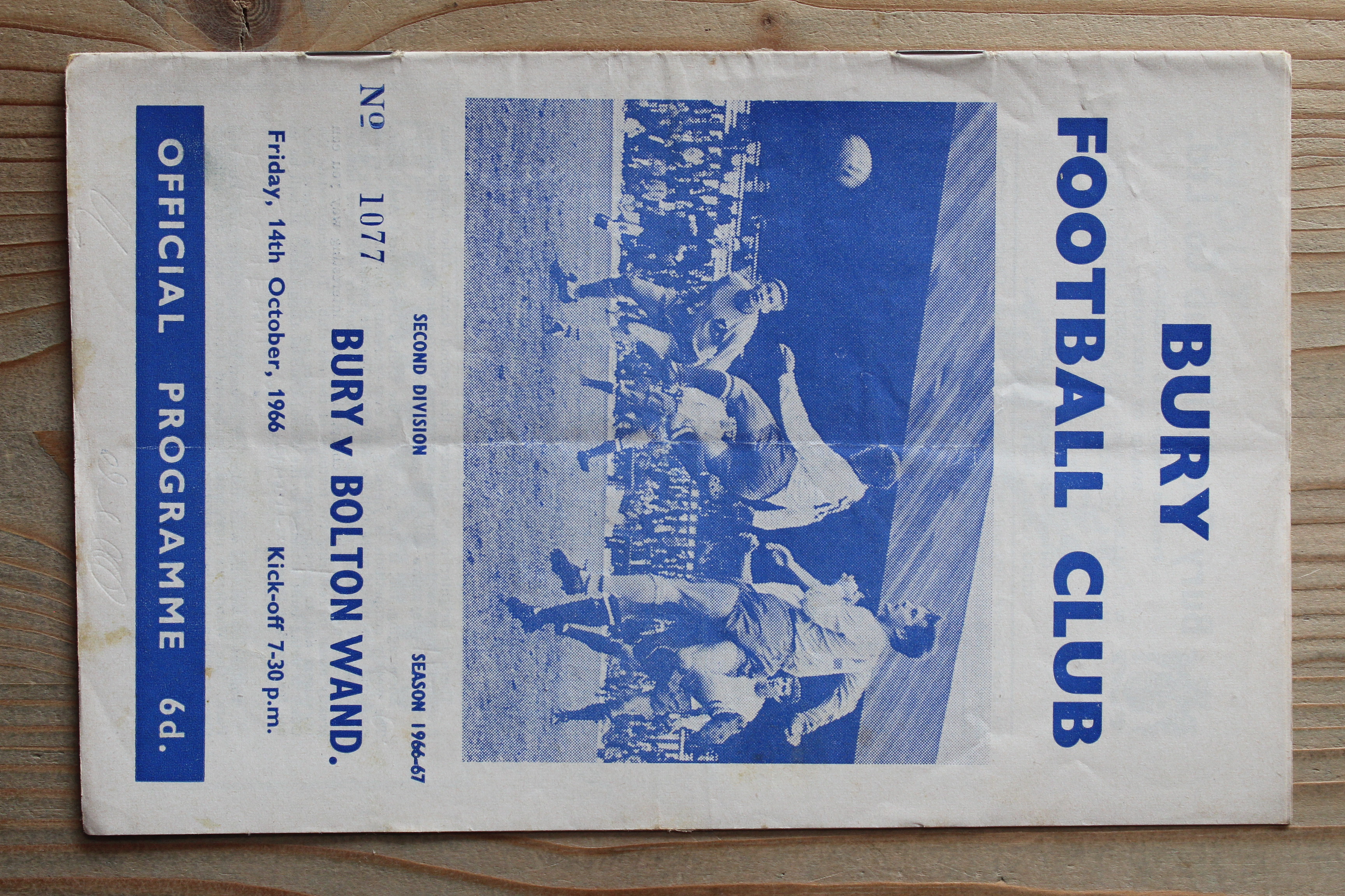 Bury FC v Bolton Wanderers FC