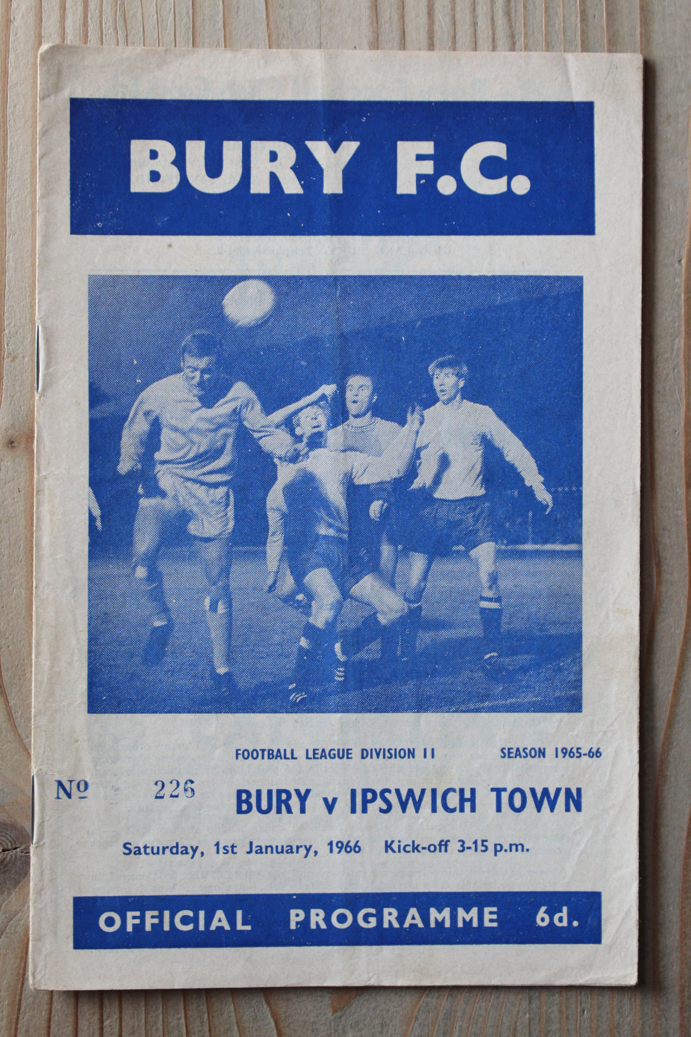 Bury FC v Ipswich Town FC