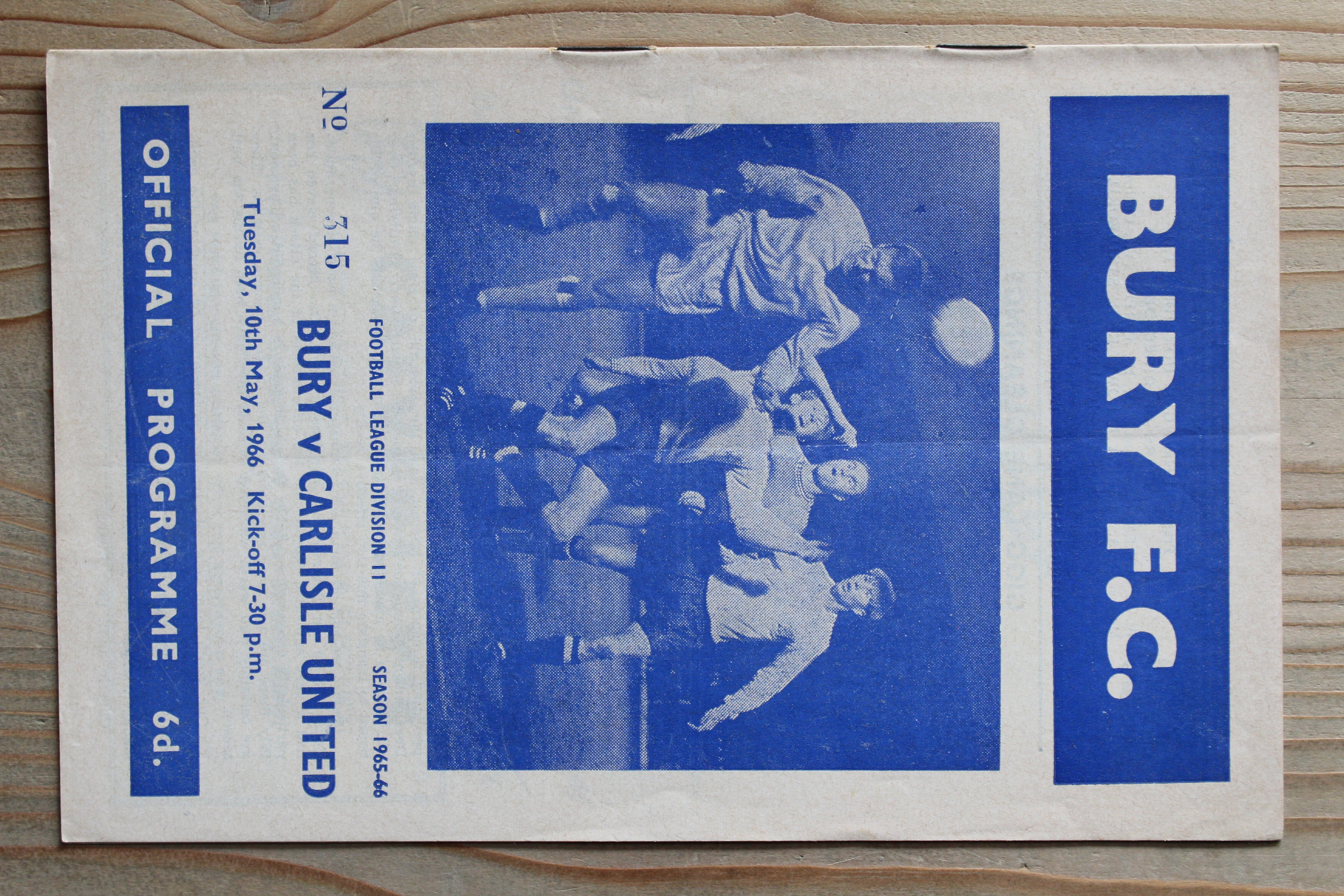 Bury FC v Carlisle United FC
