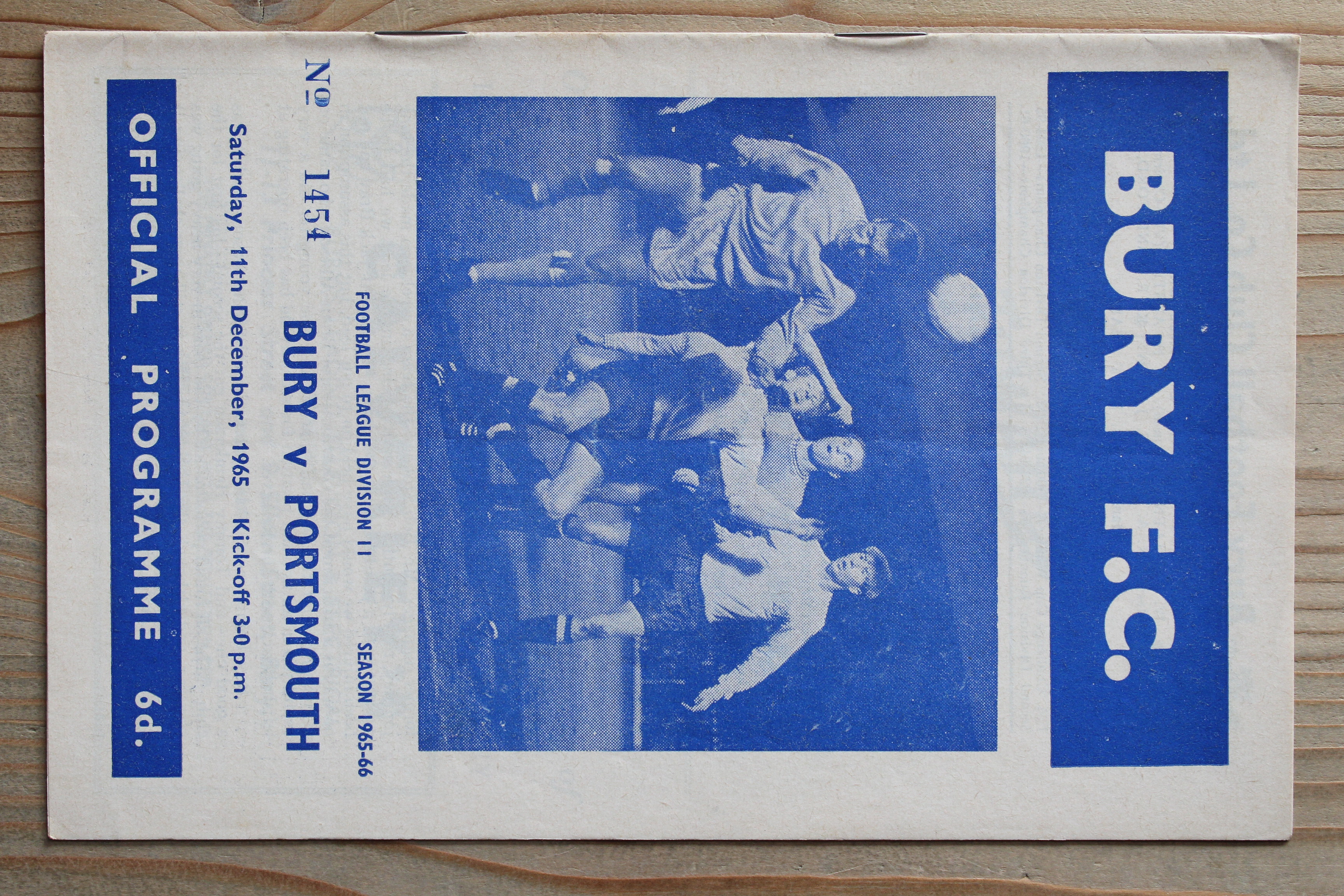Bury FC v Portsmouth FC