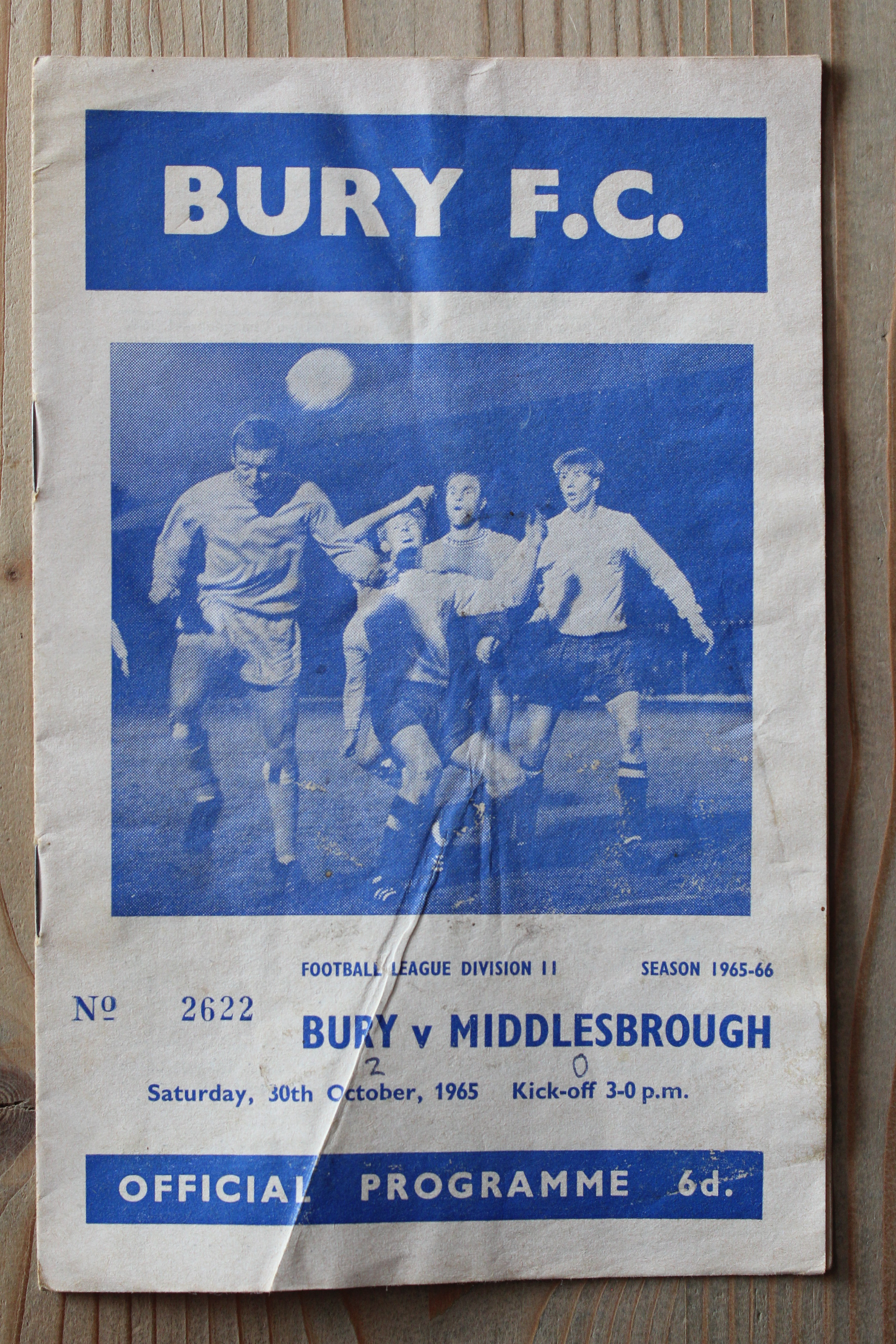 Bury FC v Middlesbrough FC