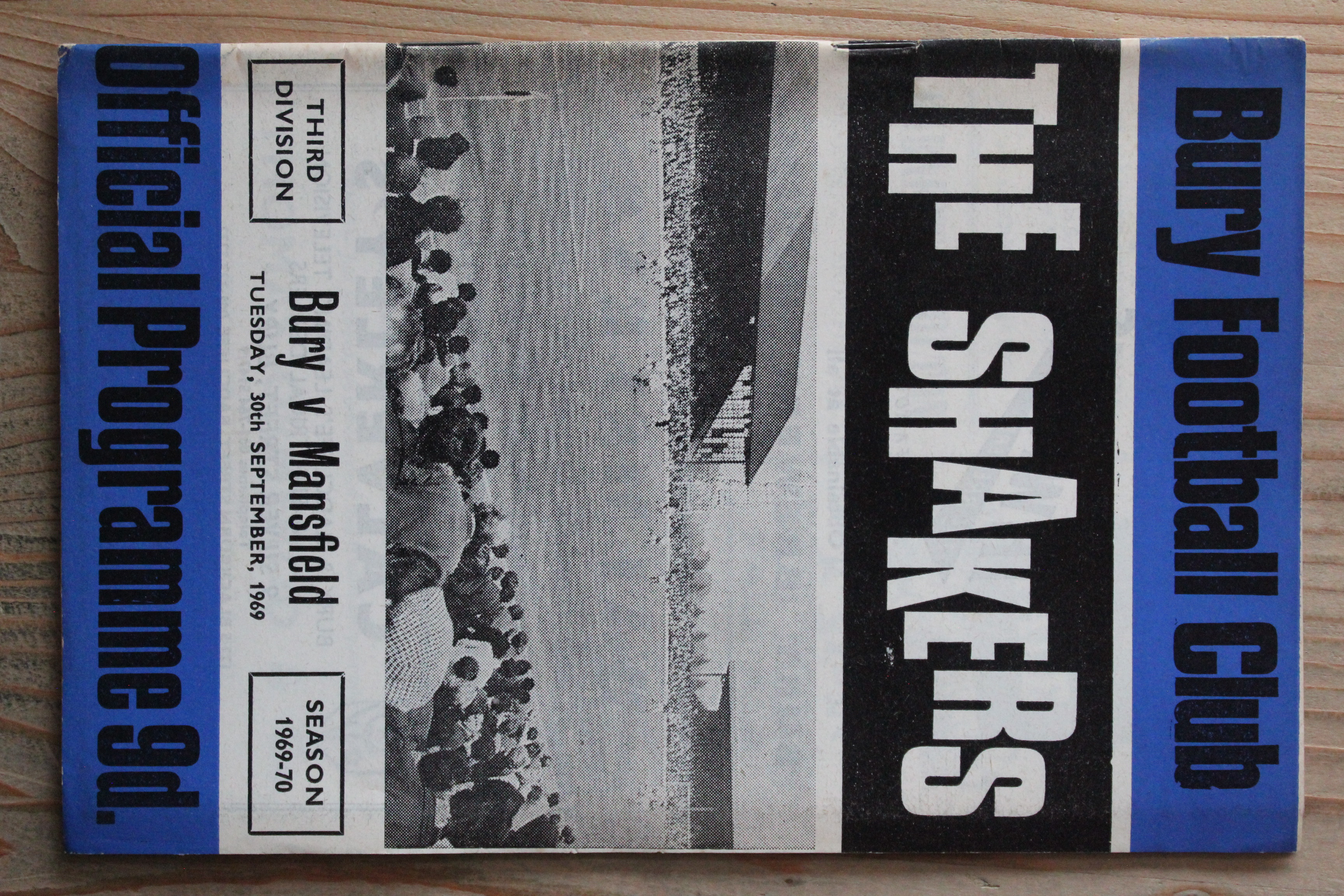 Bury FC v Mansfield Town FC