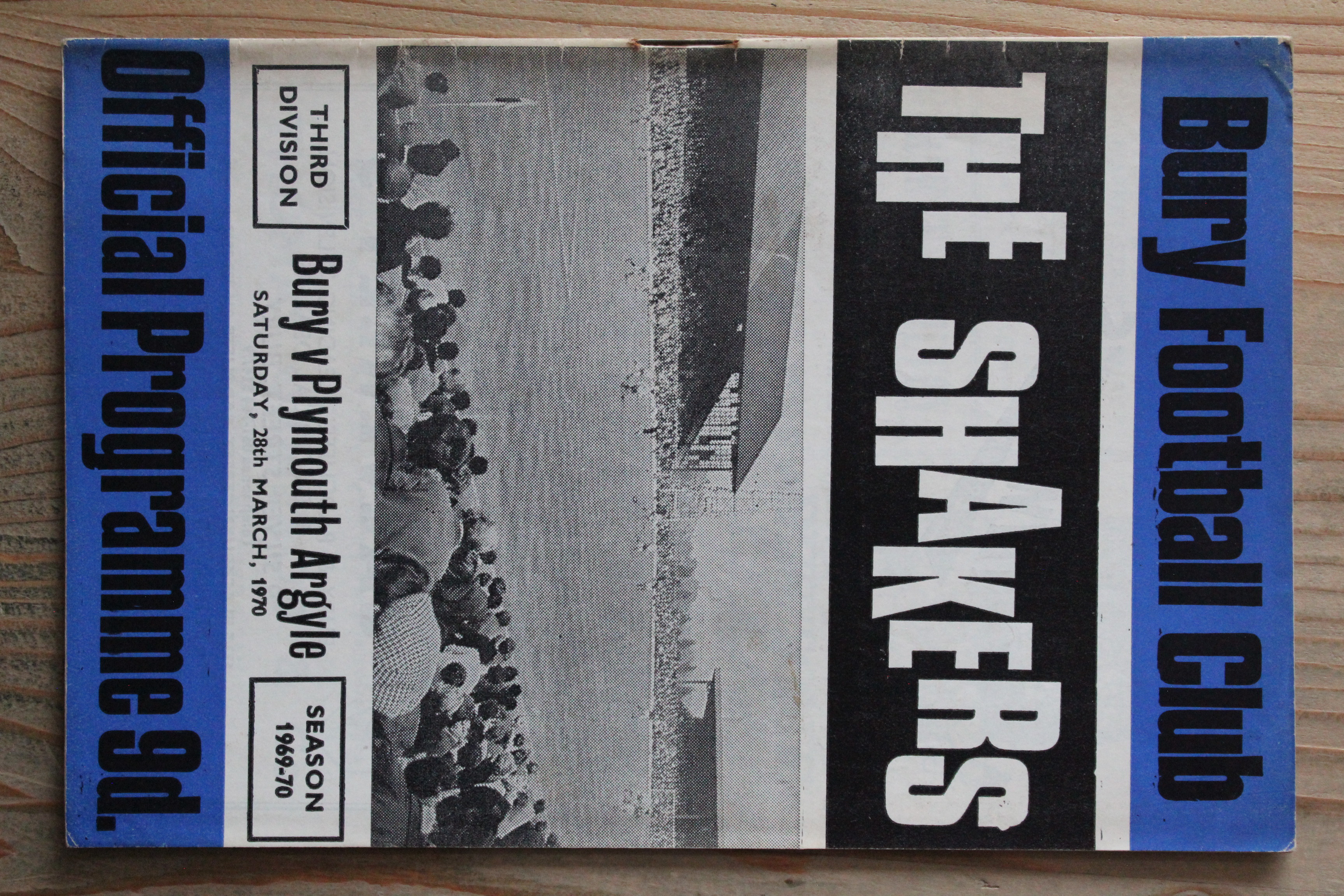 Bury FC v Plymouth Argyle FC