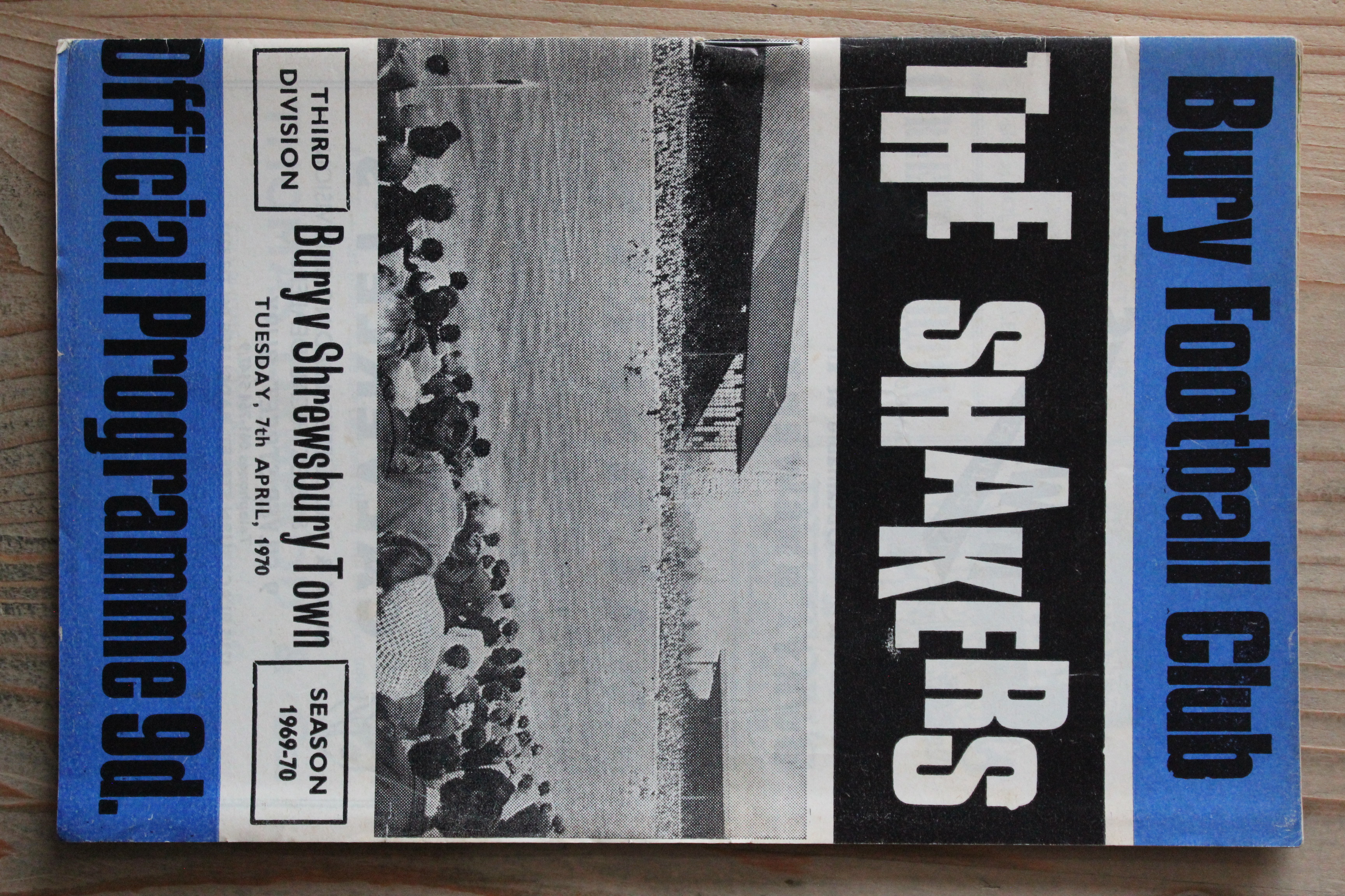 Bury FC v Shrewsbury Town FC