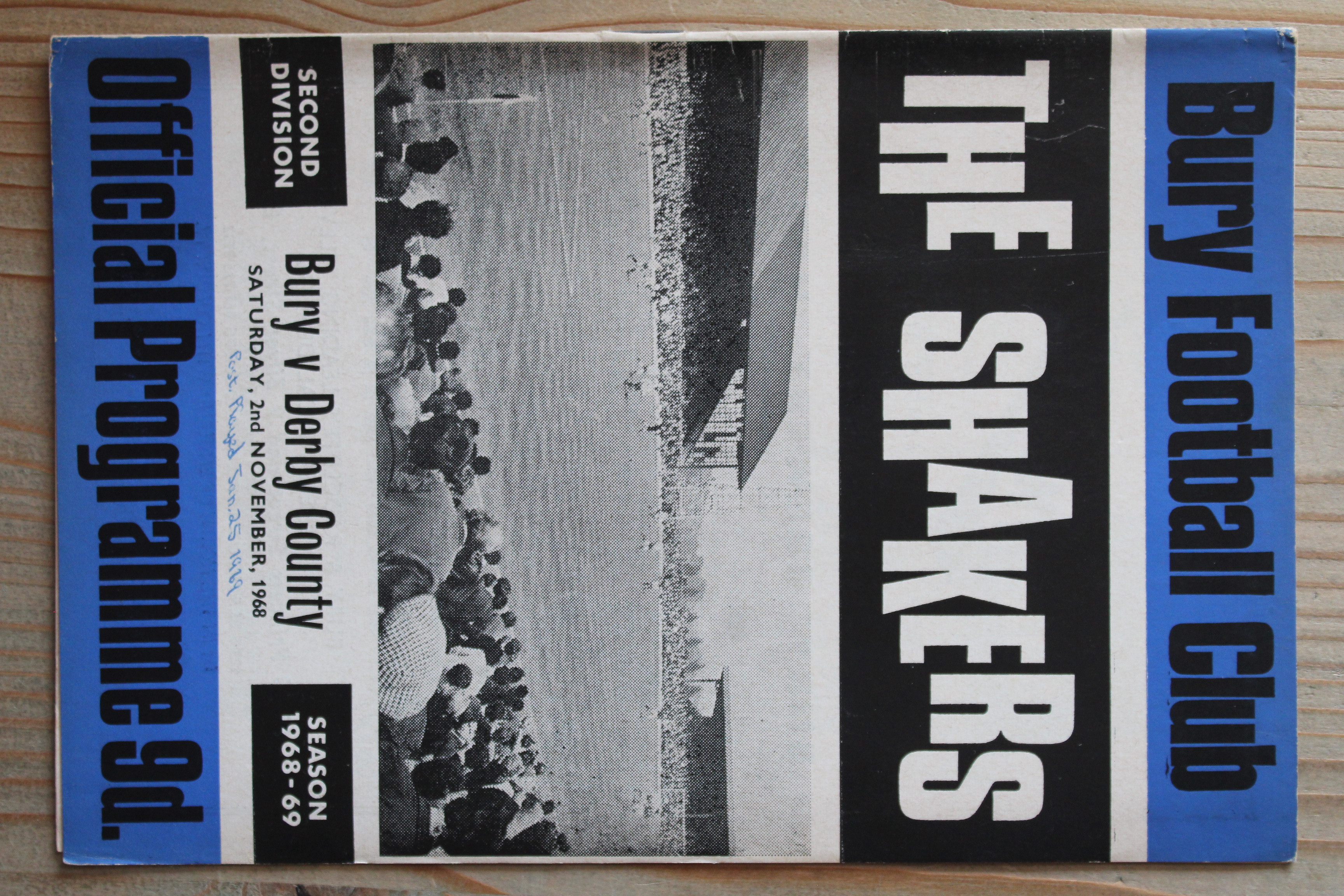 Bury FC v Derby County FC