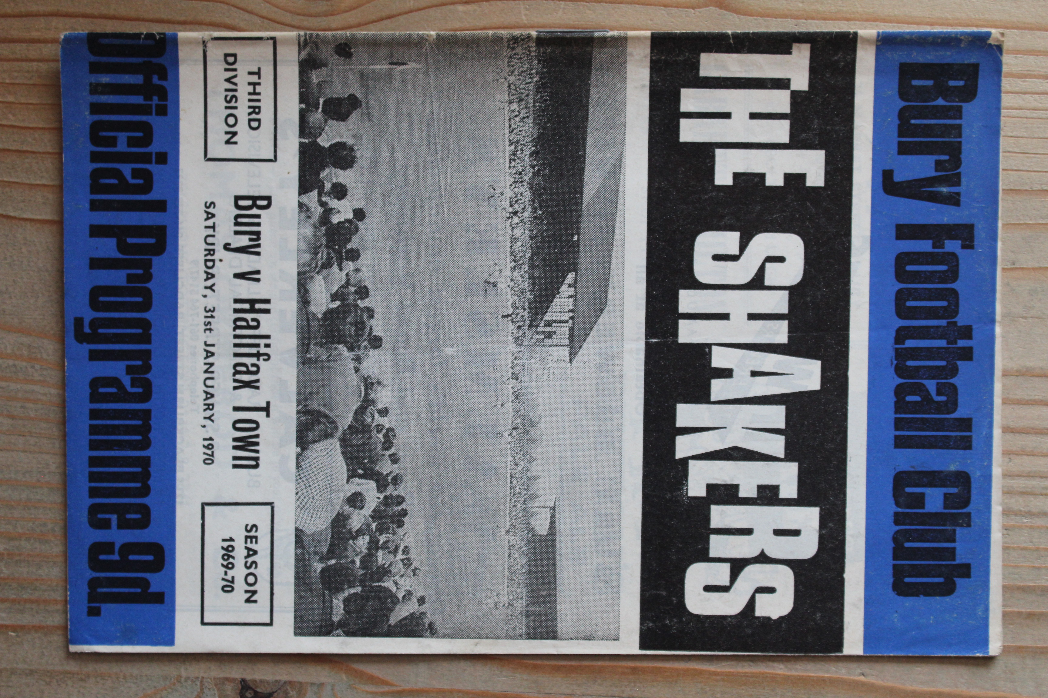 Bury FC v Halifax Town A.F.C