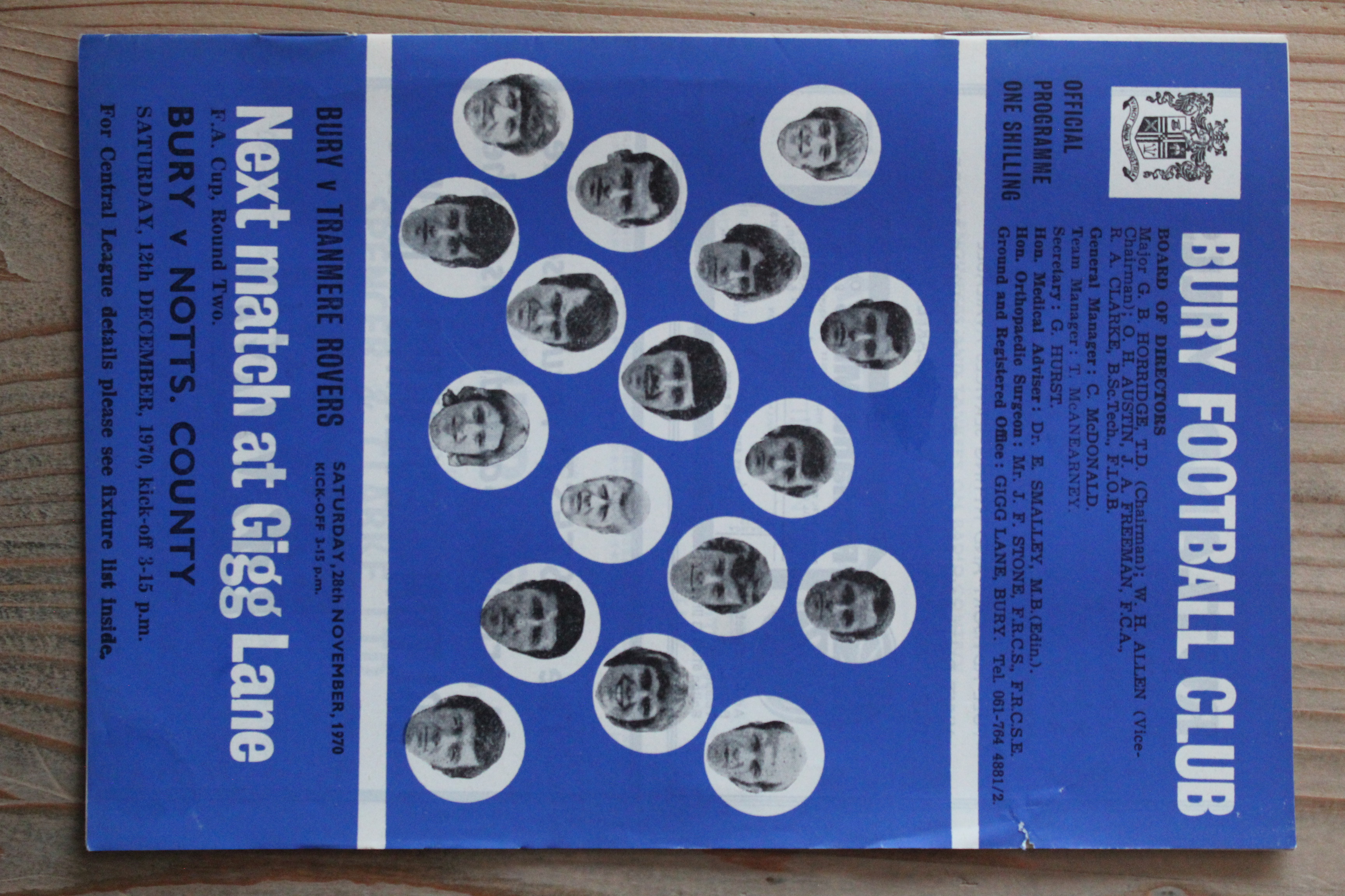 Bury FC v Bradford City FC