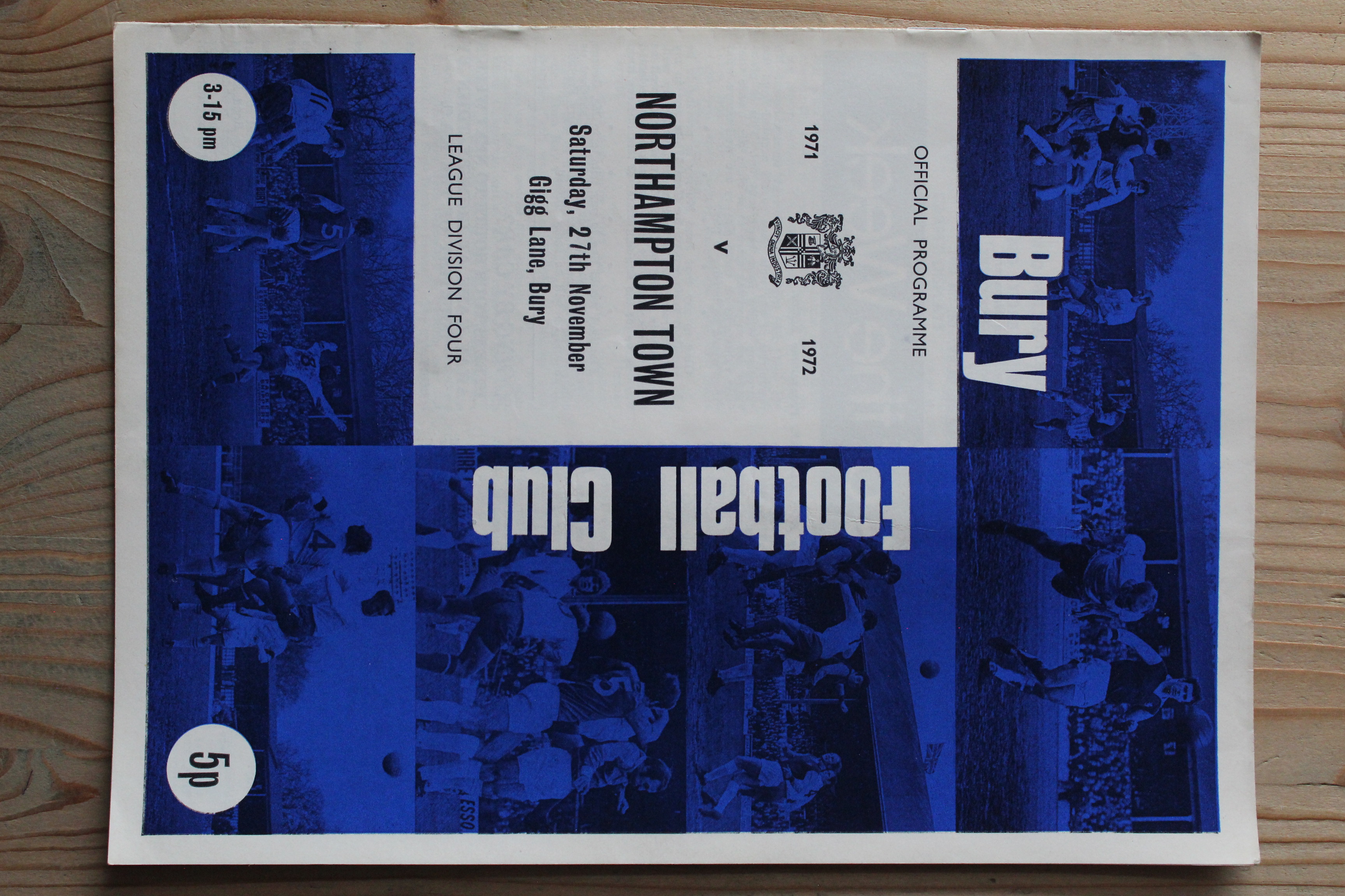 Bury FC v Northampton Town FC