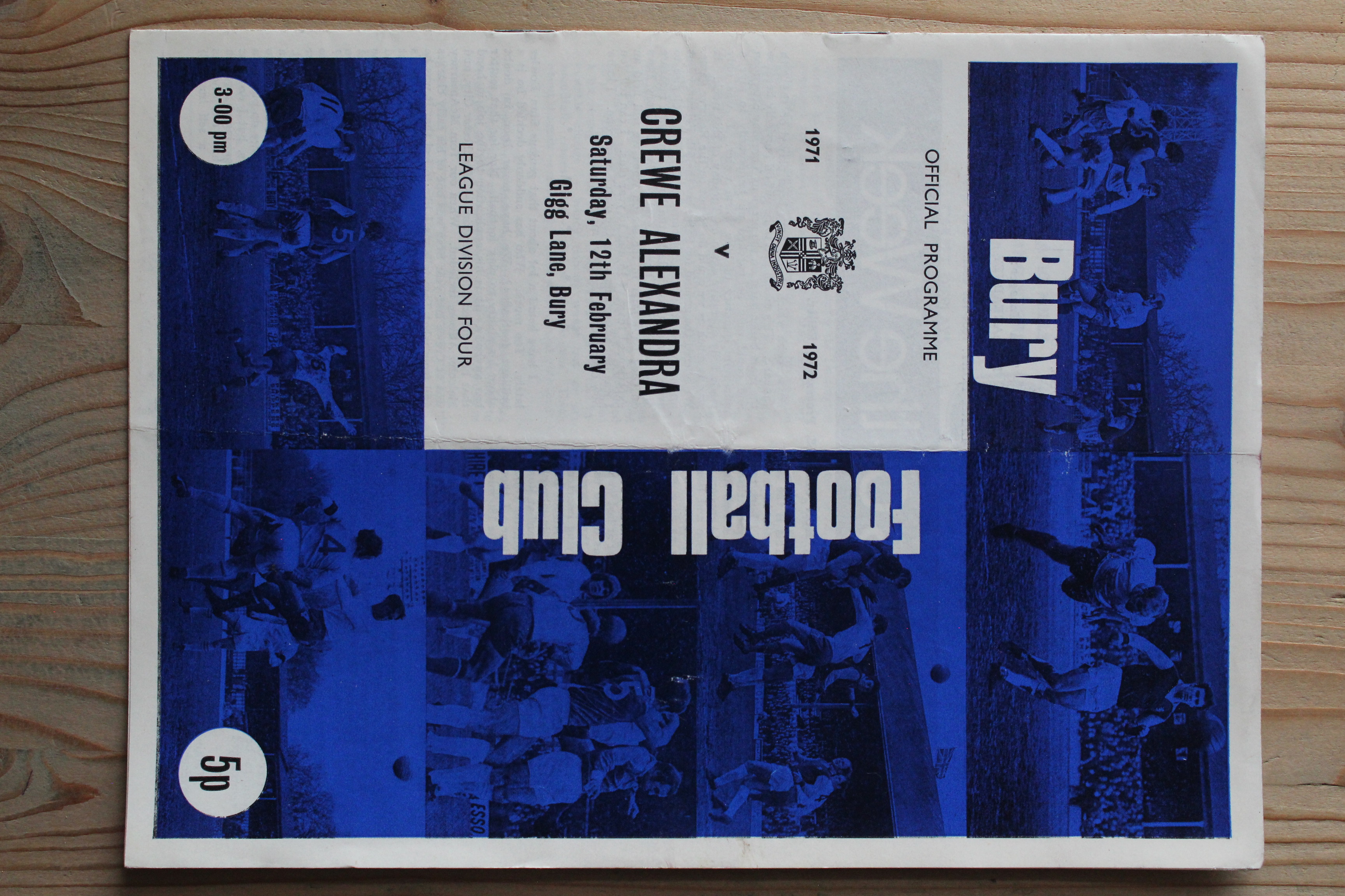 Bury FC v Crewe Alexandra FC