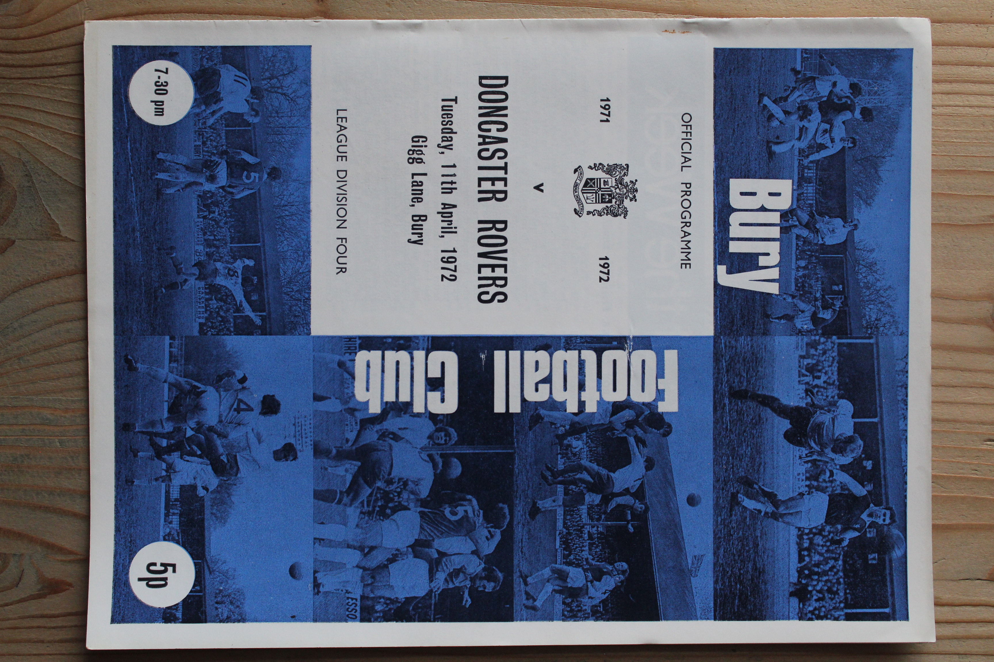 Bury FC v Doncaster Rovers FC