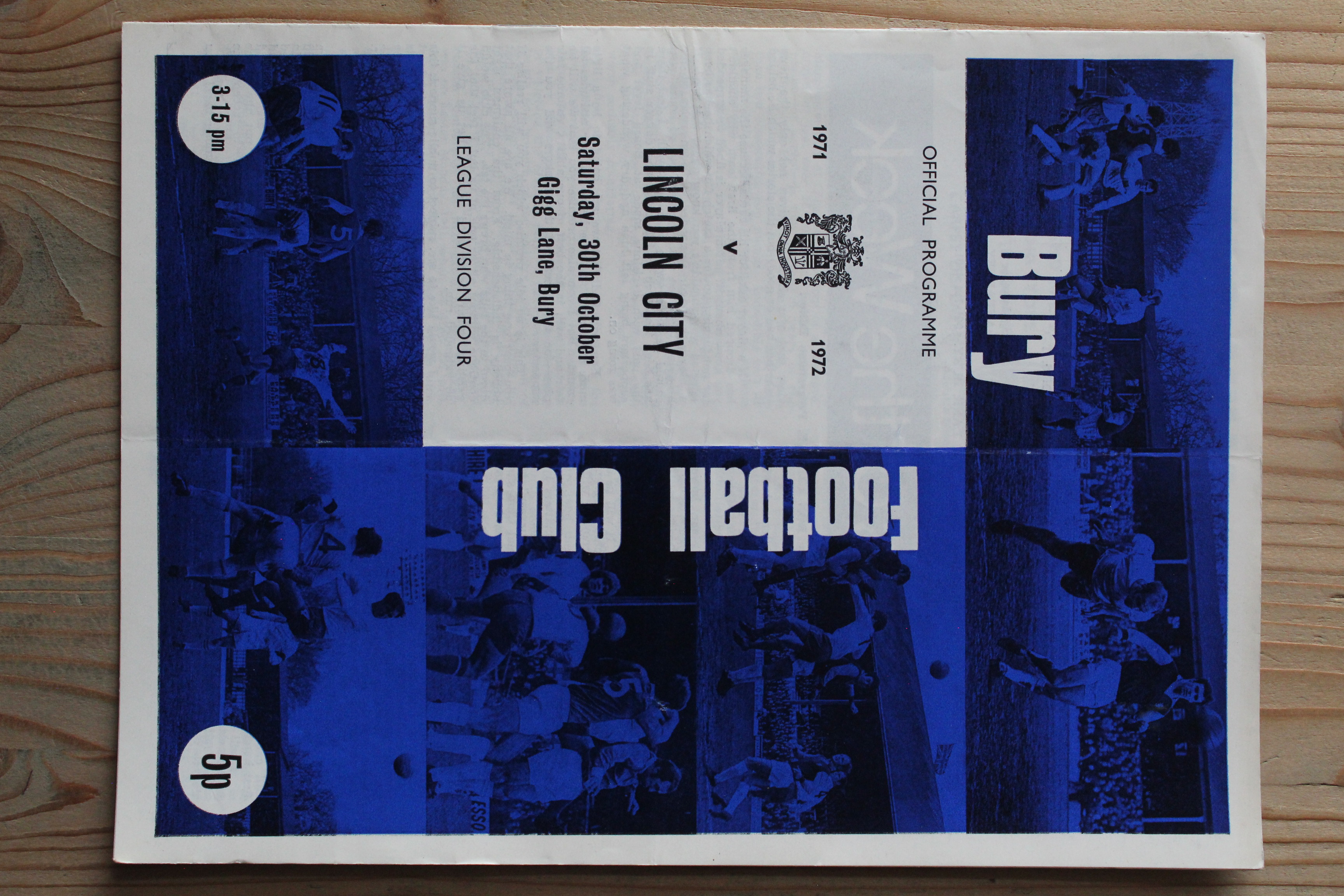 Bury FC v Lincoln City FC