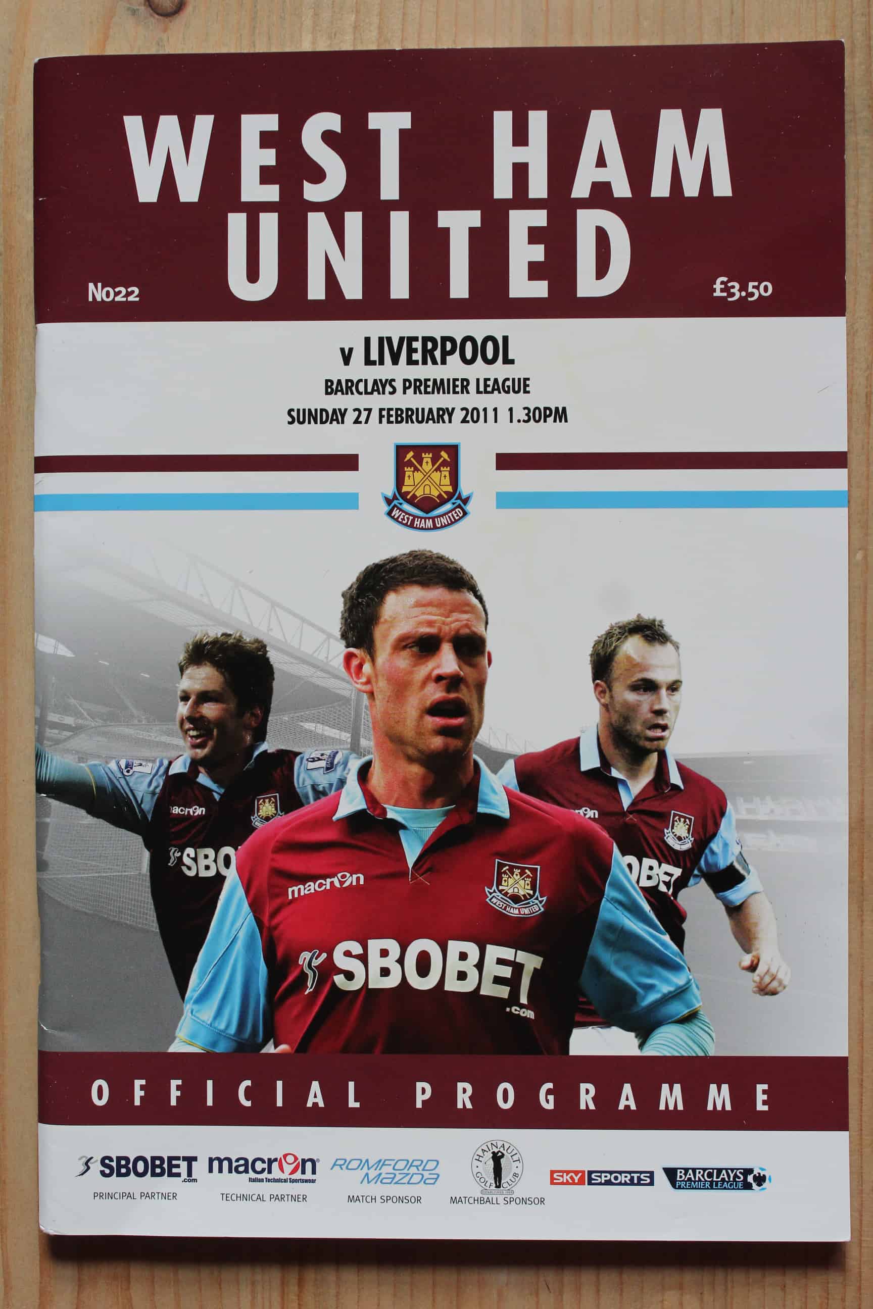 West Ham United FC v Liverpool FC