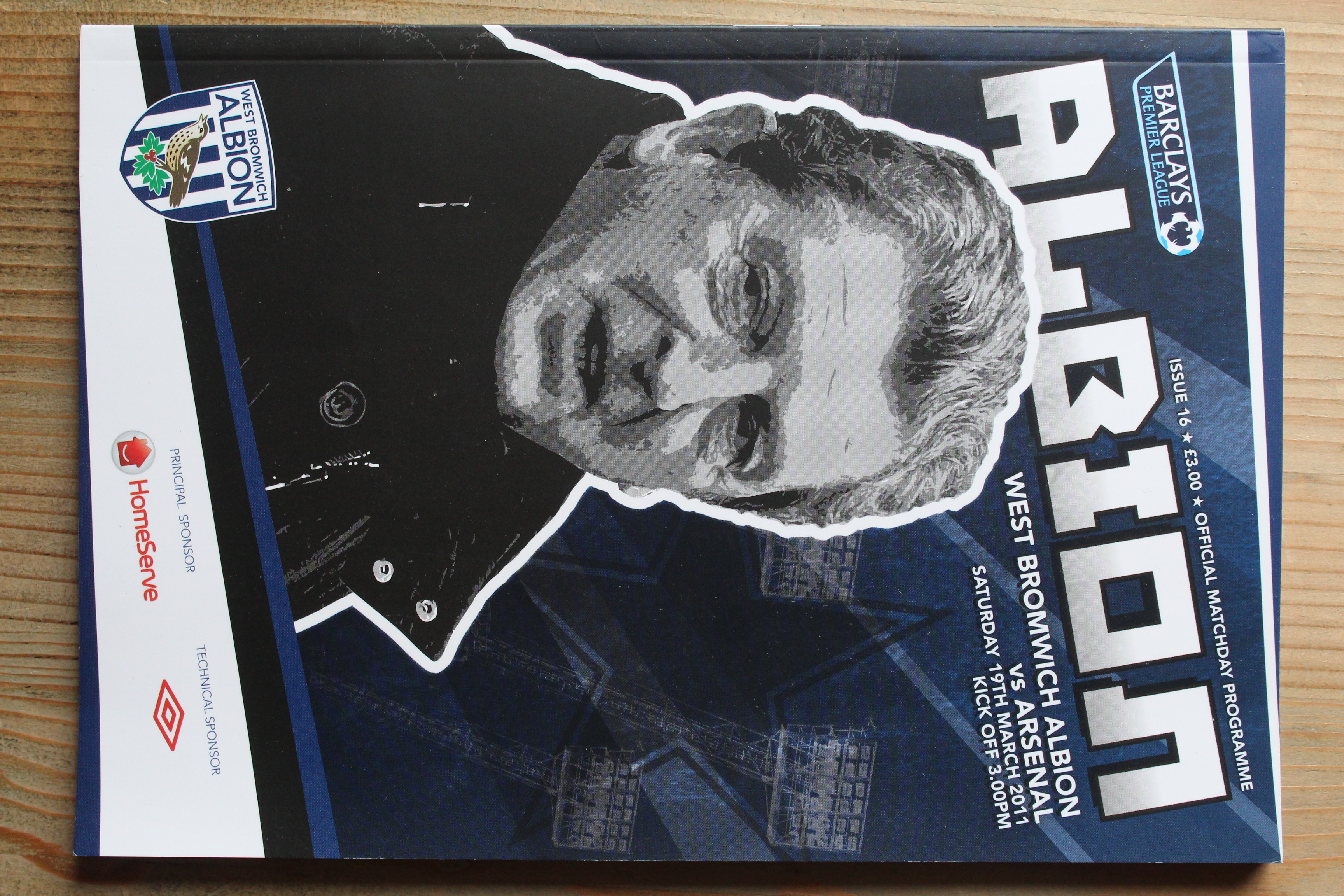 West Bromwich Albion FC  v Arsenal FC