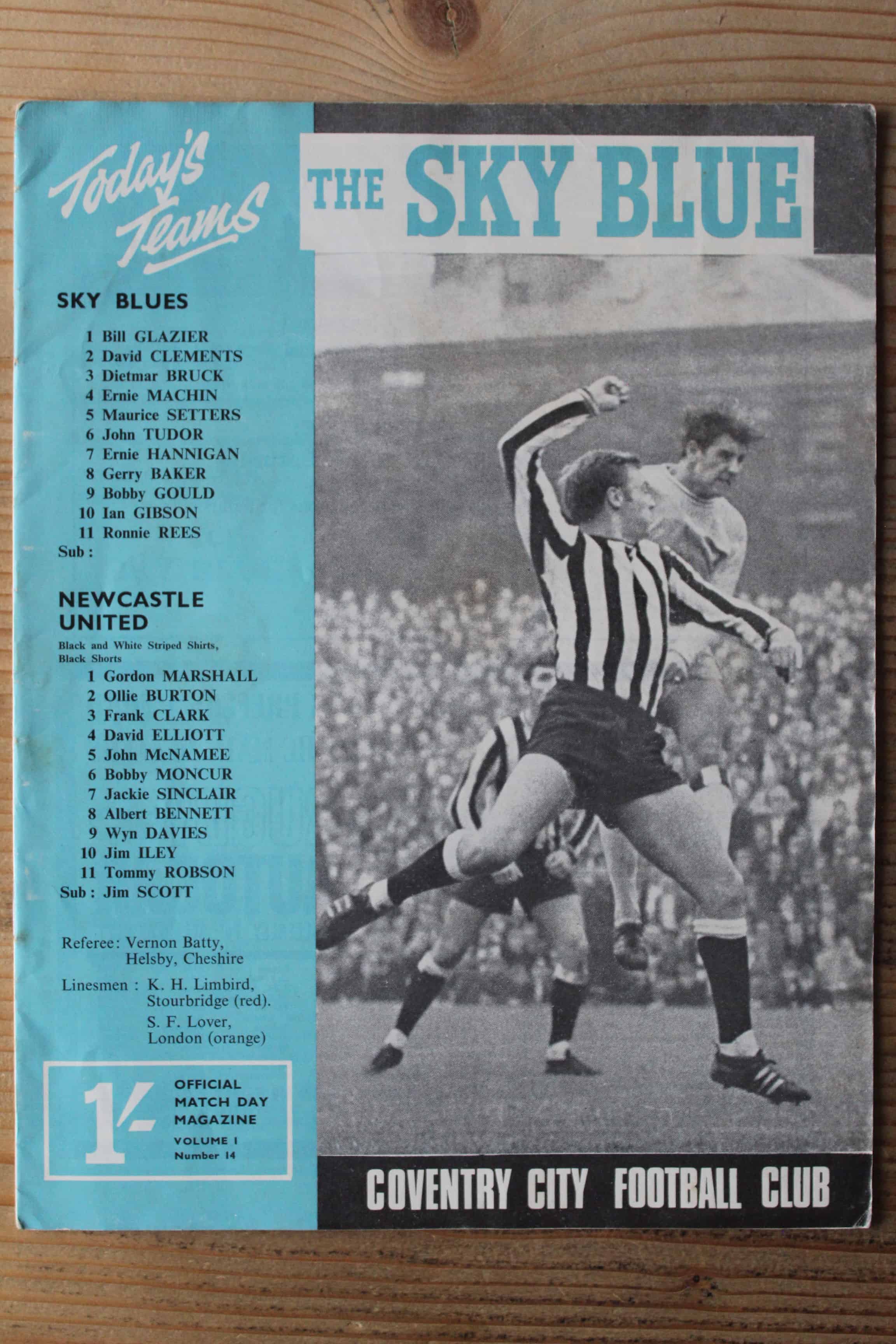 Coventry City FC v Newcastle United FC