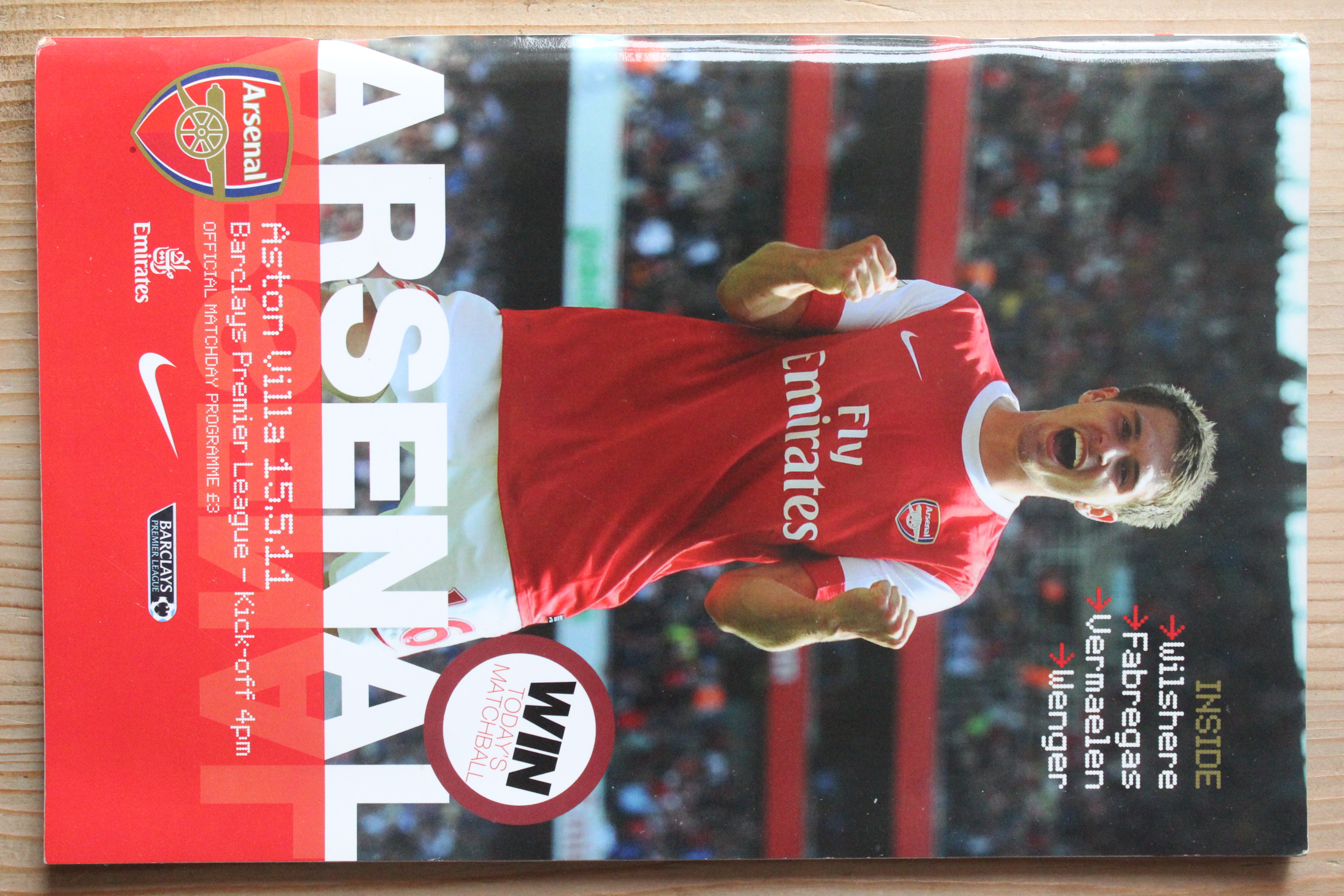 Arsenal FC v Aston Villa FC