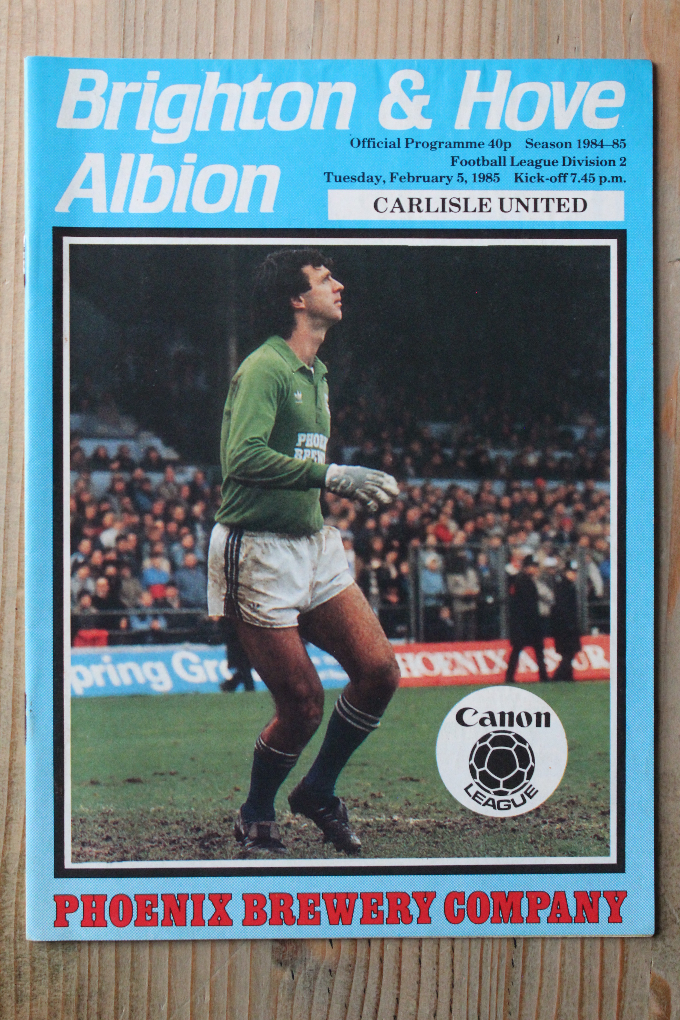 Brighton & Hove Albion FC v Carlisle United FC