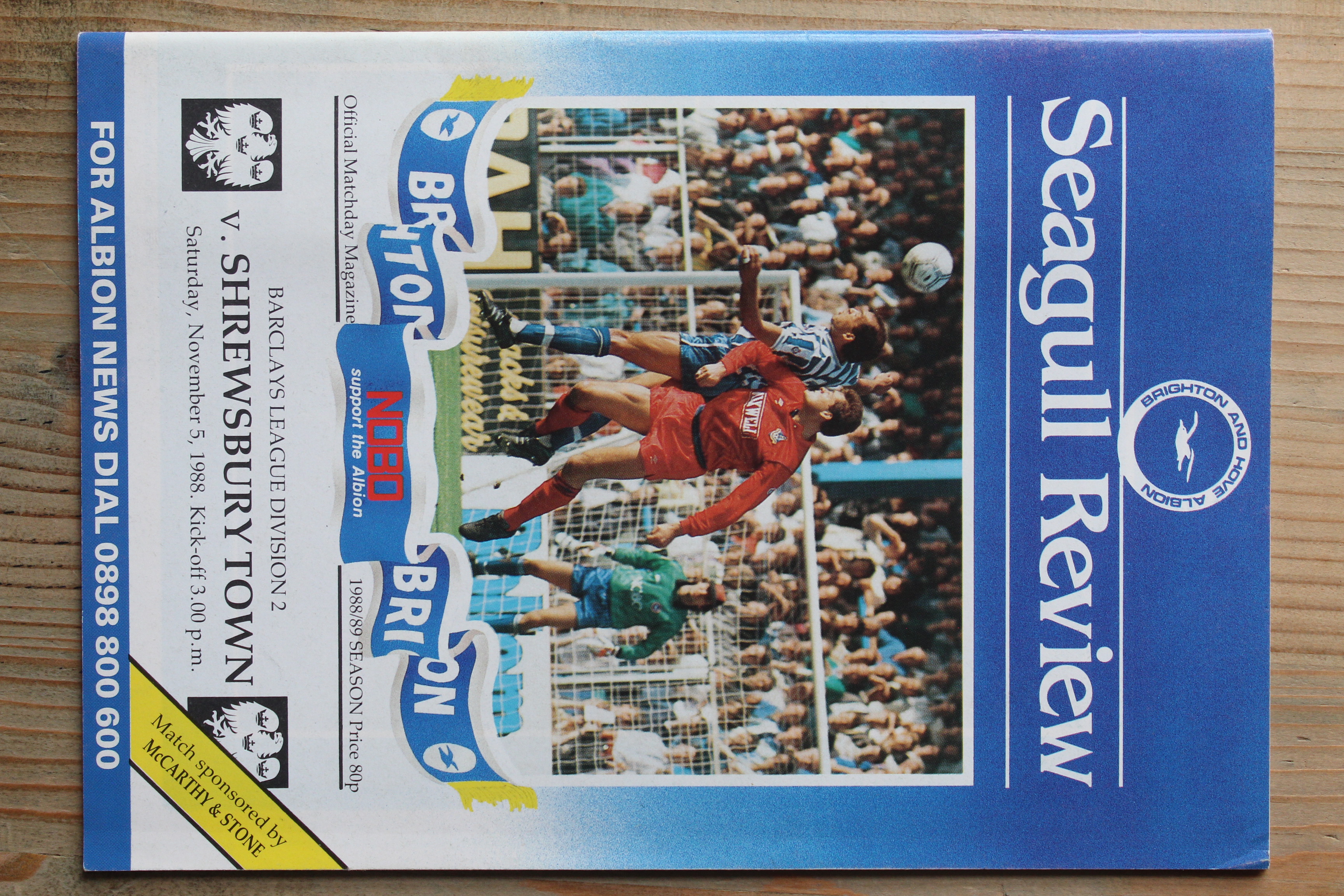 Brighton & Hove Albion FC v Shrewsbury Town FC