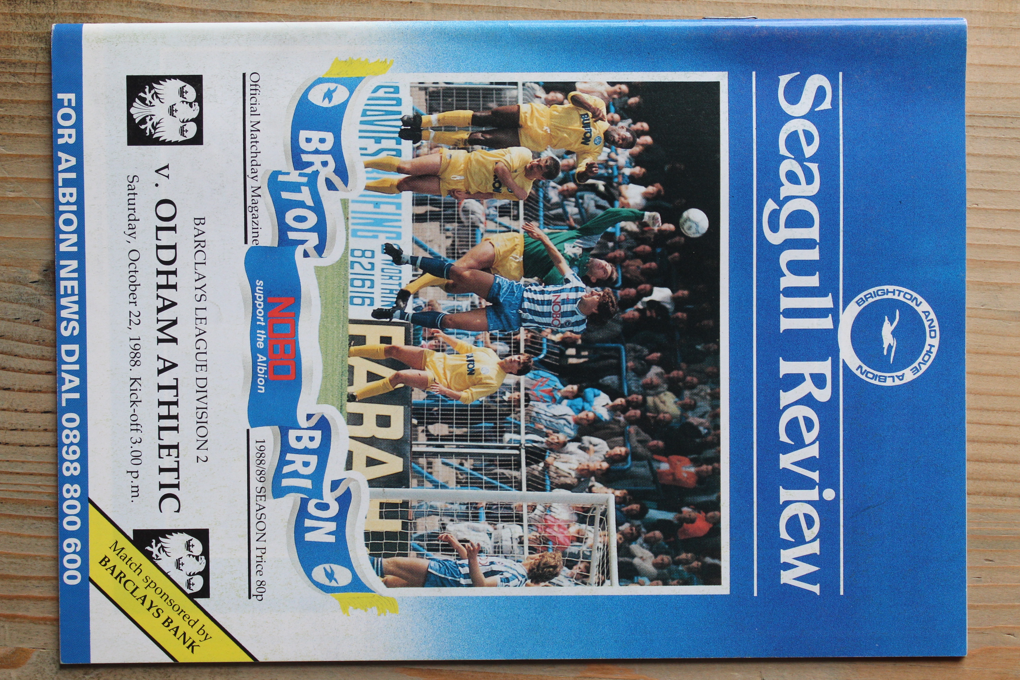 Brighton & Hove Albion FC v Oldham Athletic FC