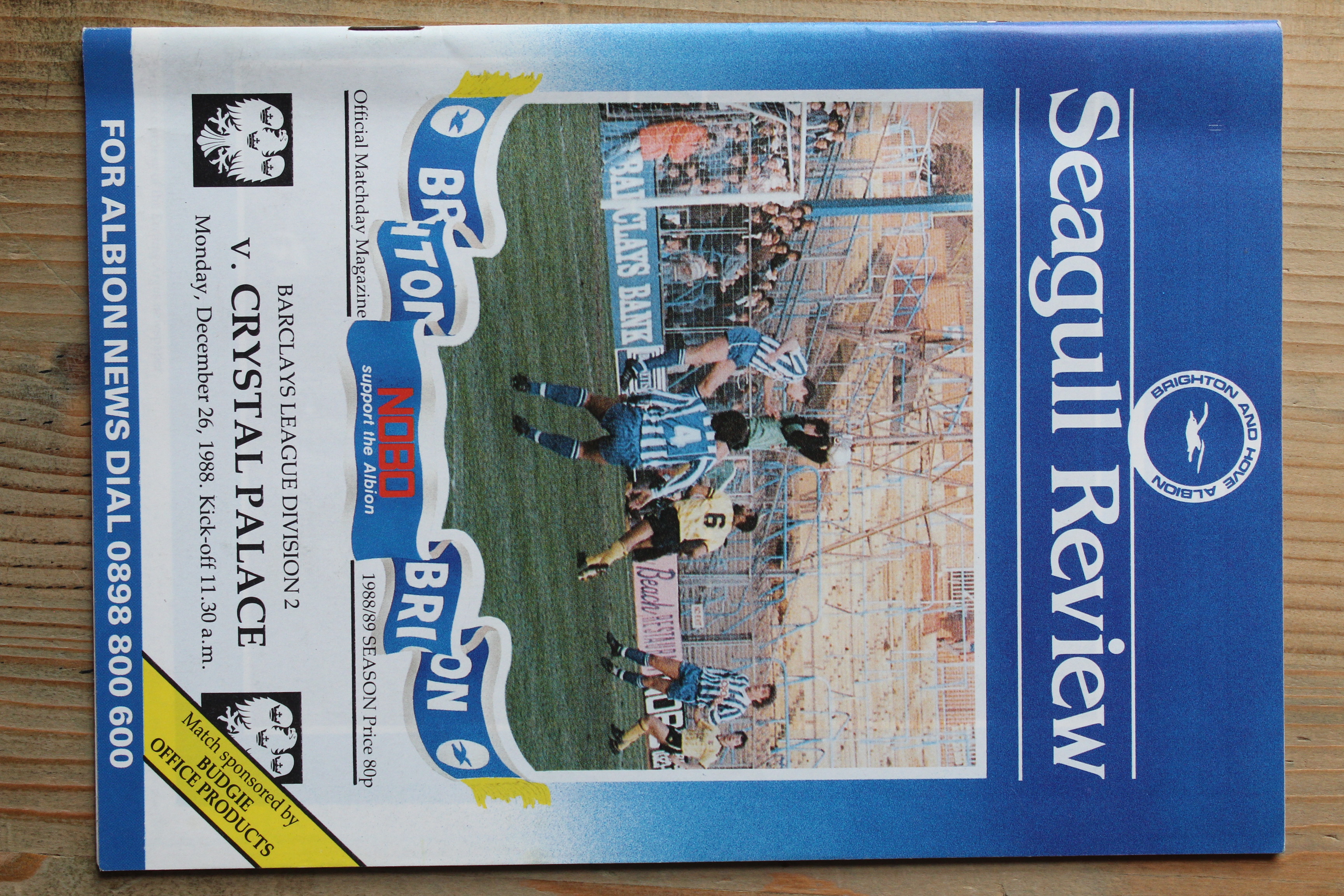 Brighton & Hove Albion FC v Crystal Palace FC