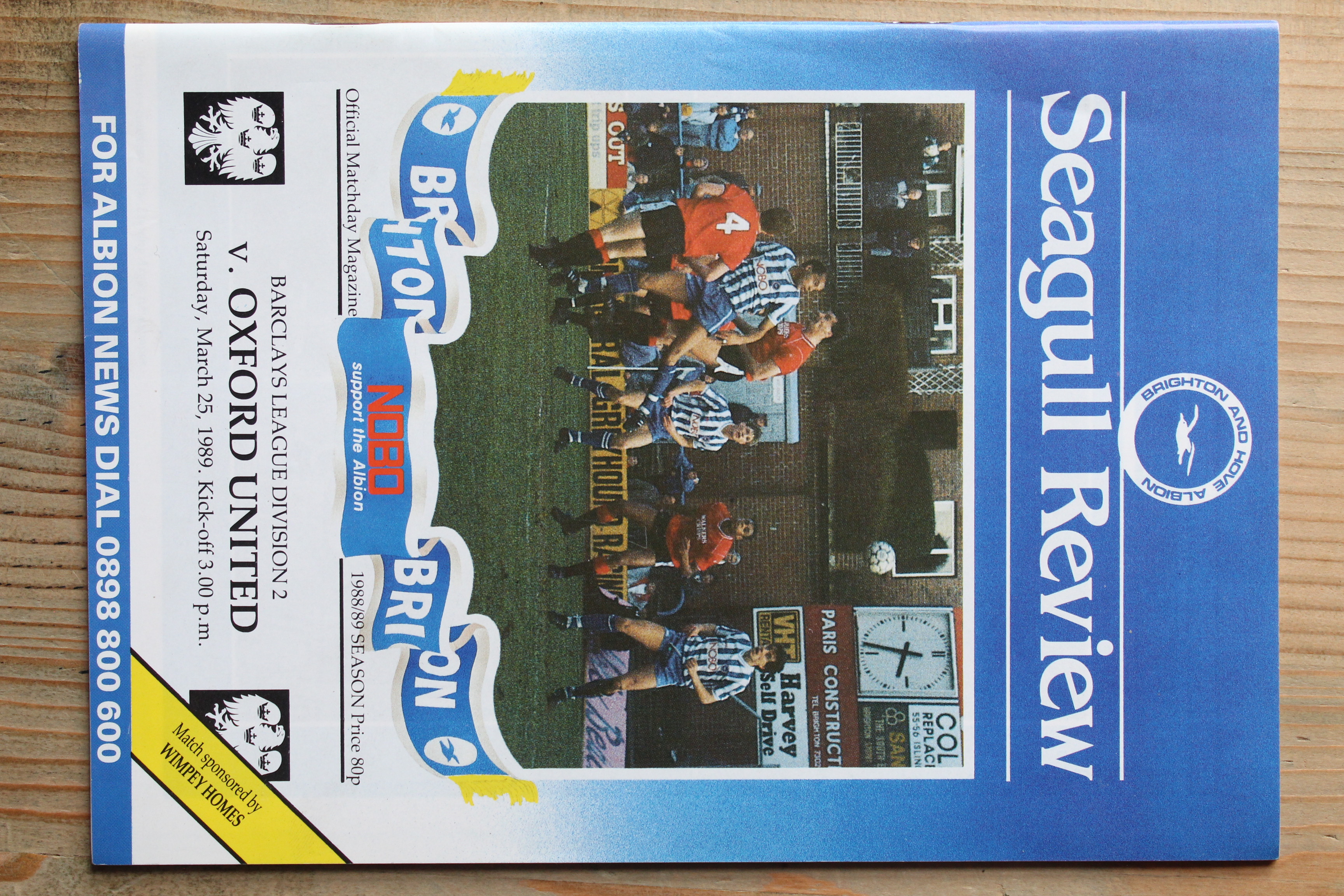 Brighton & Hove Albion FC v Oxford United FC