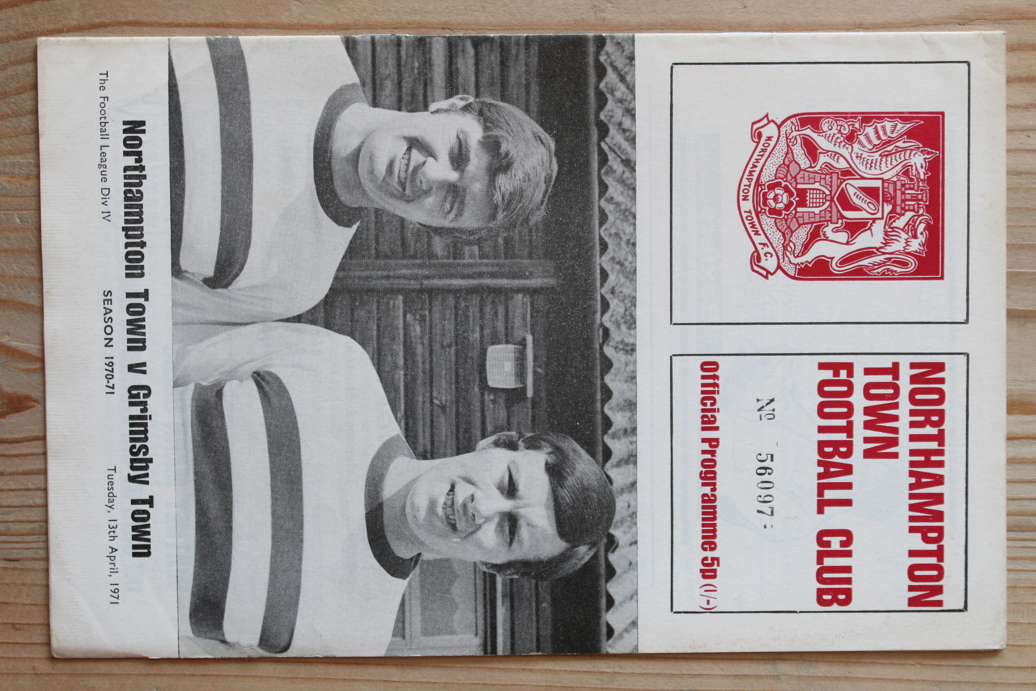 Northampton Town FC v Grimsby Town FC