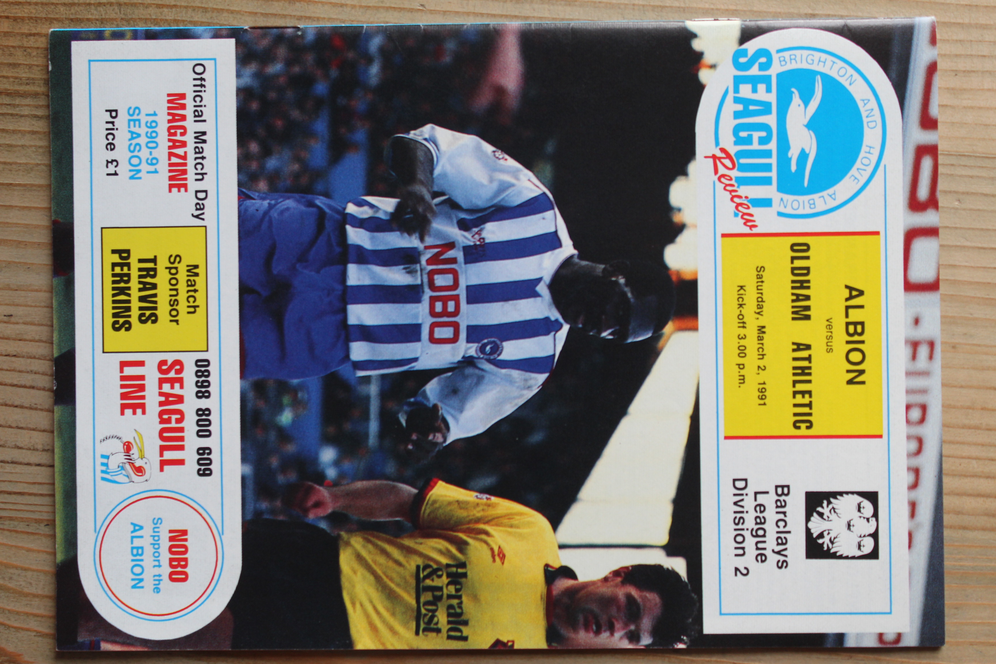 Brighton & Hove Albion FC v Oldham Athletic FC