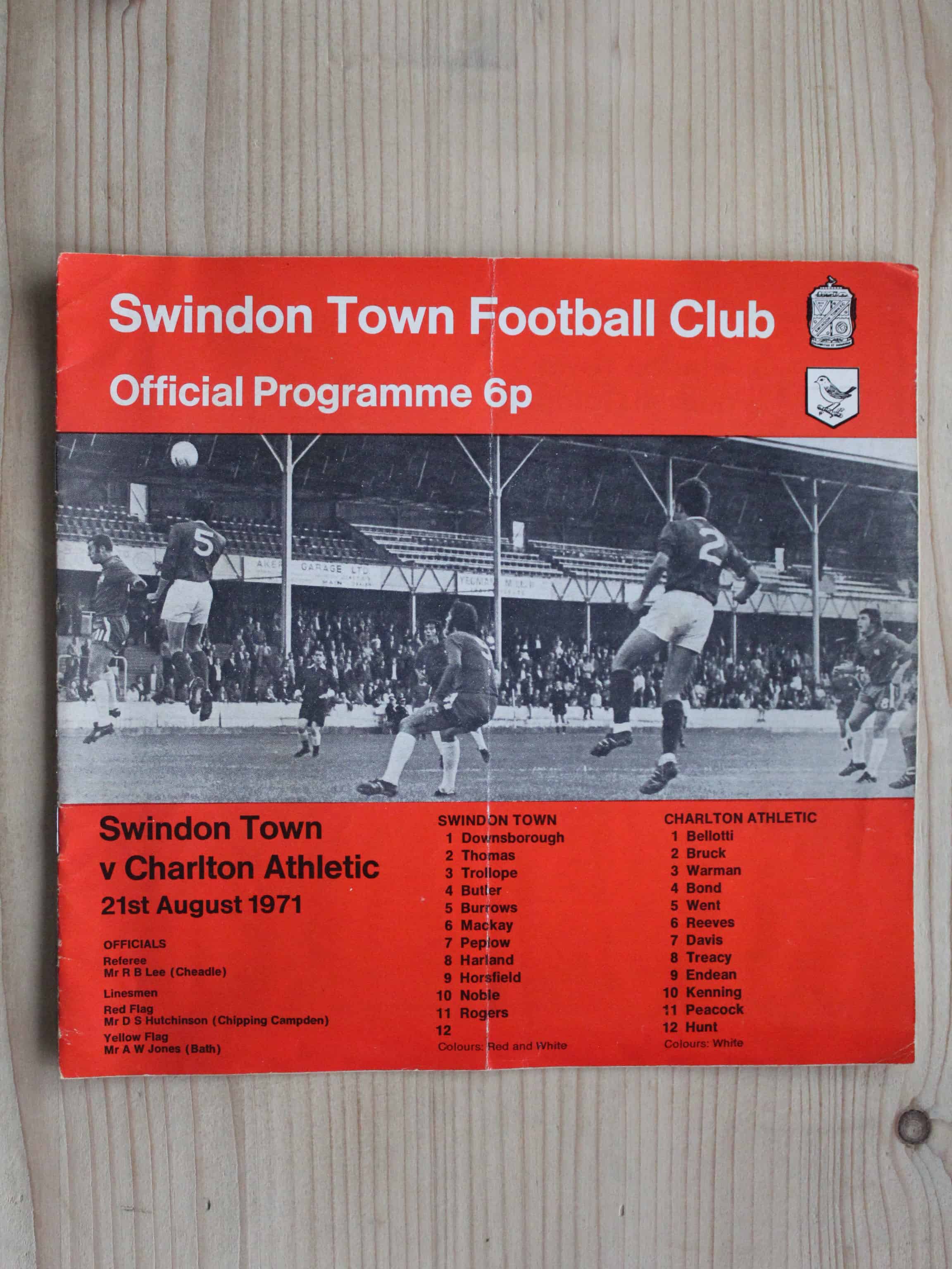 Swindon Town FC v Charlton Athletic FC