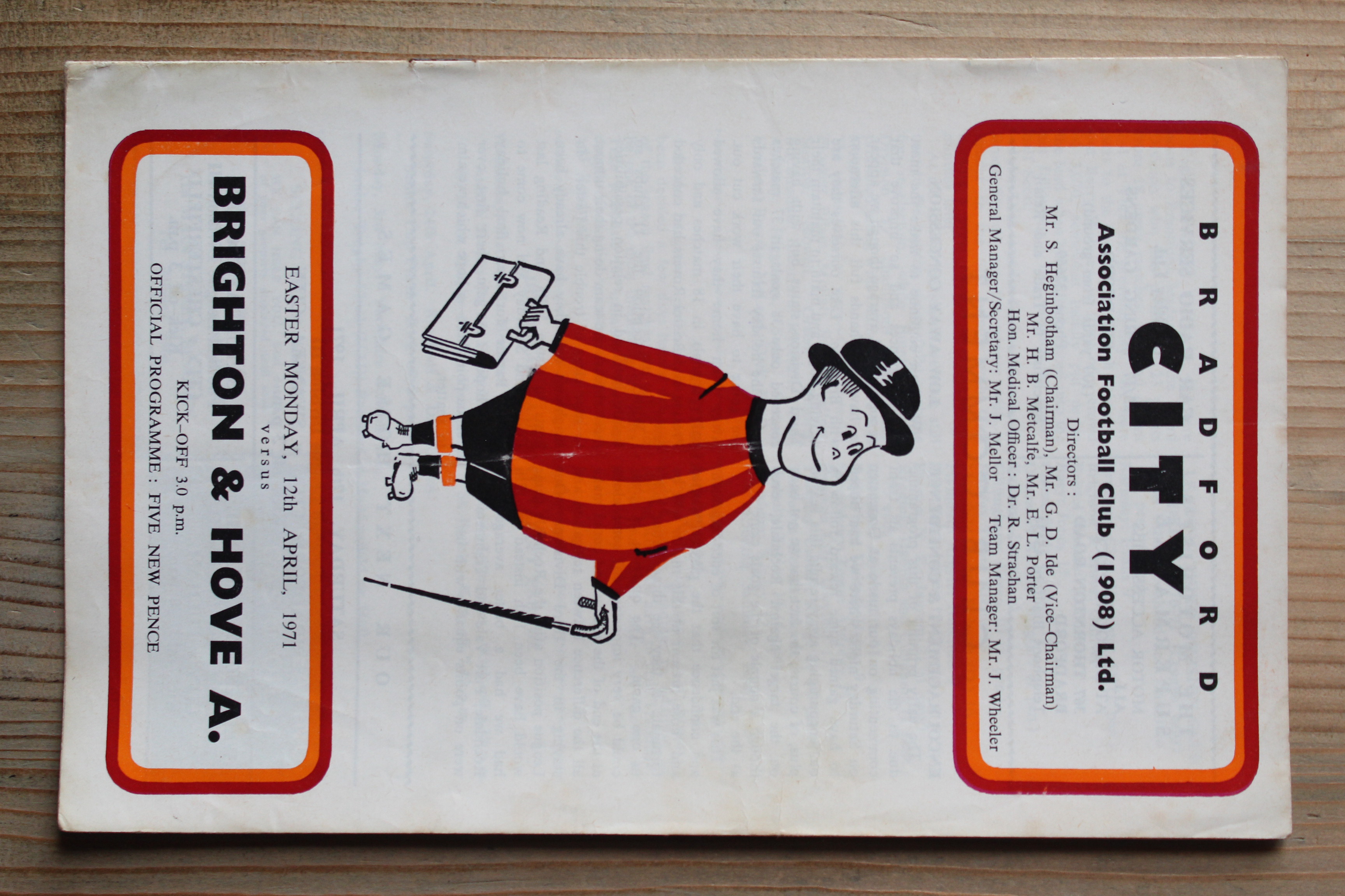 Bradford City FC v Brighton & Hove Albion FC