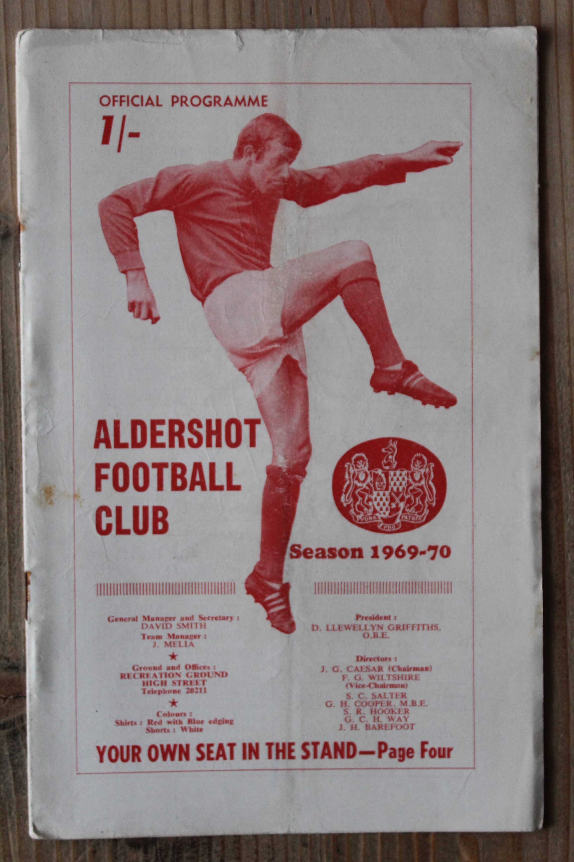 Aldershot F.C v Crewe Alexandra FC