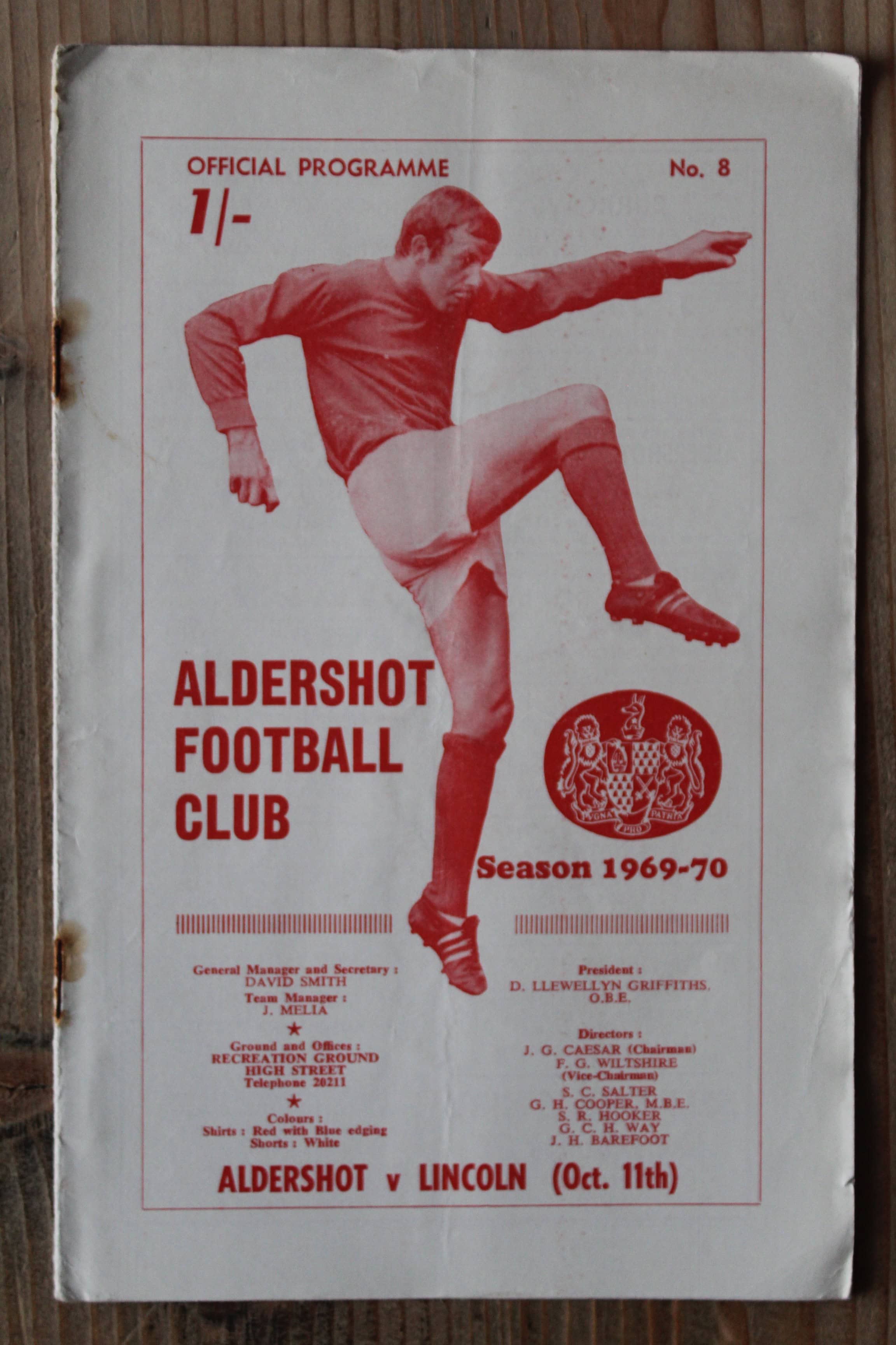 Aldershot F.C v Lincoln City FC