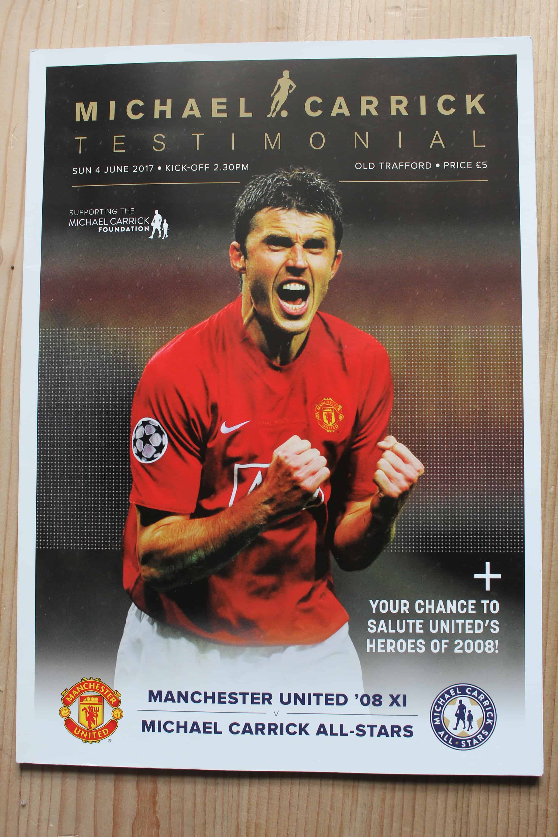 Manchester United 08 XI v Michael Carrick All-Stars