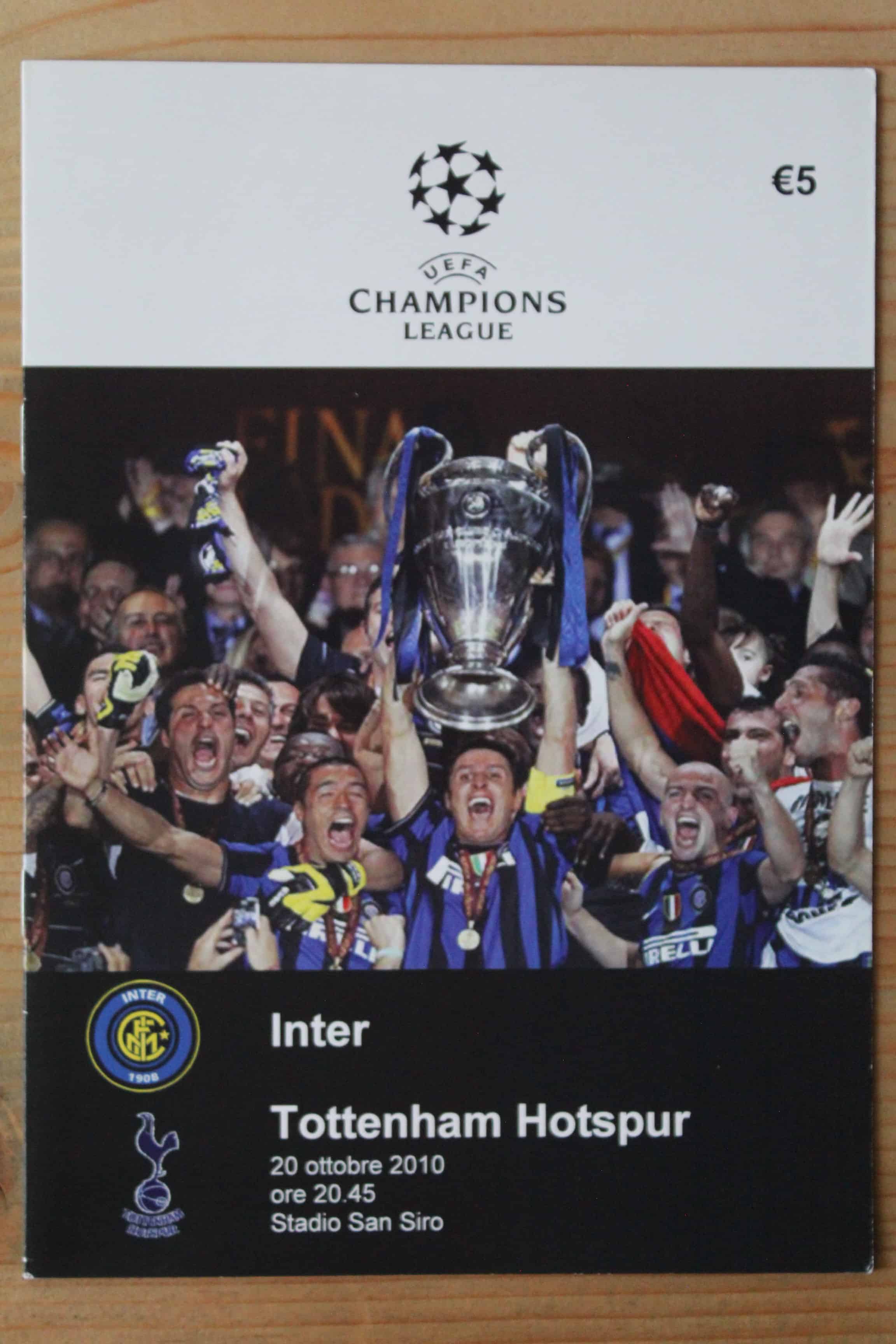 Internazionale/Inter Milan v Tottenham Hotspur FC