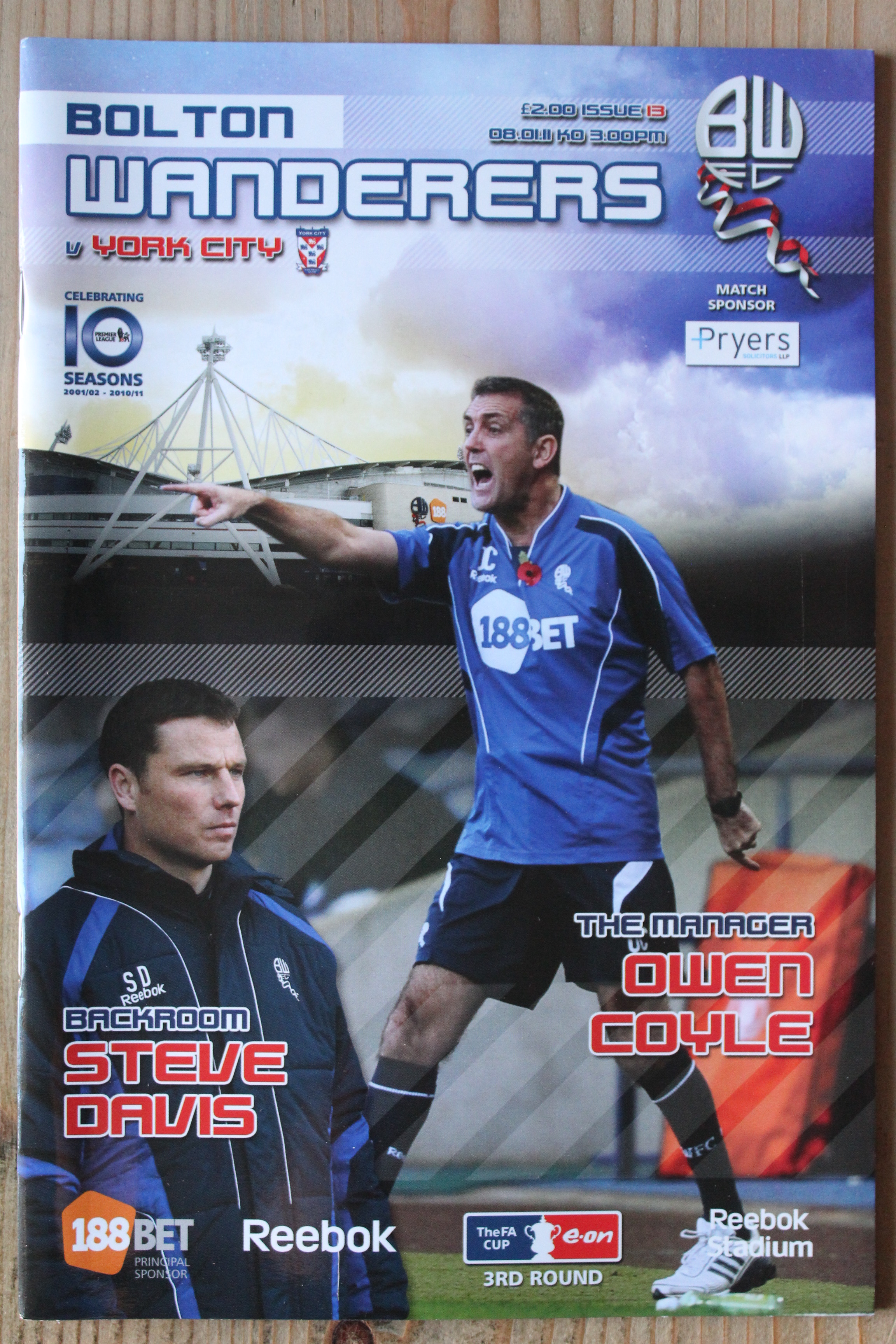 Bolton Wanderers FC v York City FC